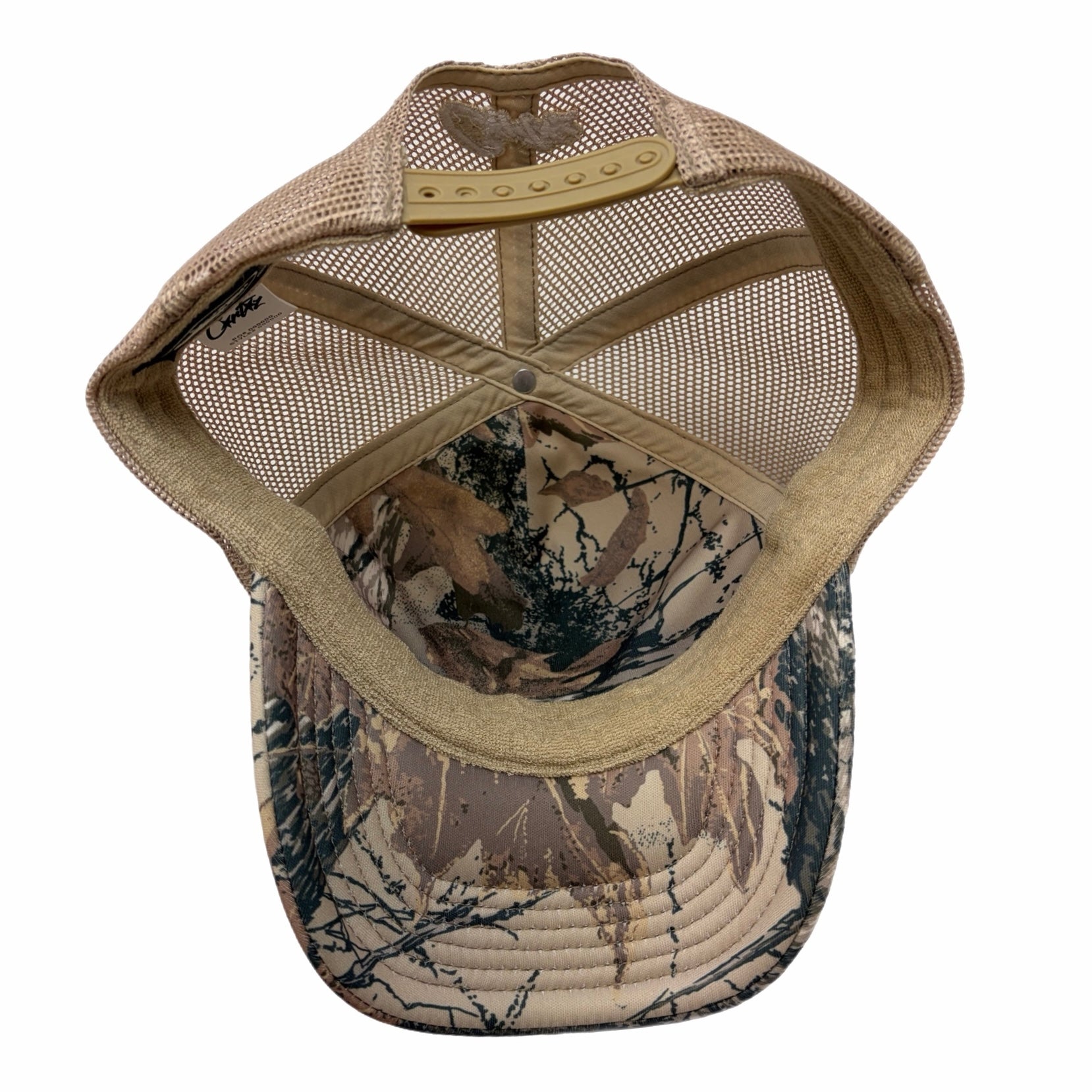 Corteiz Island Puff Print Trucker Hat Forest Camo