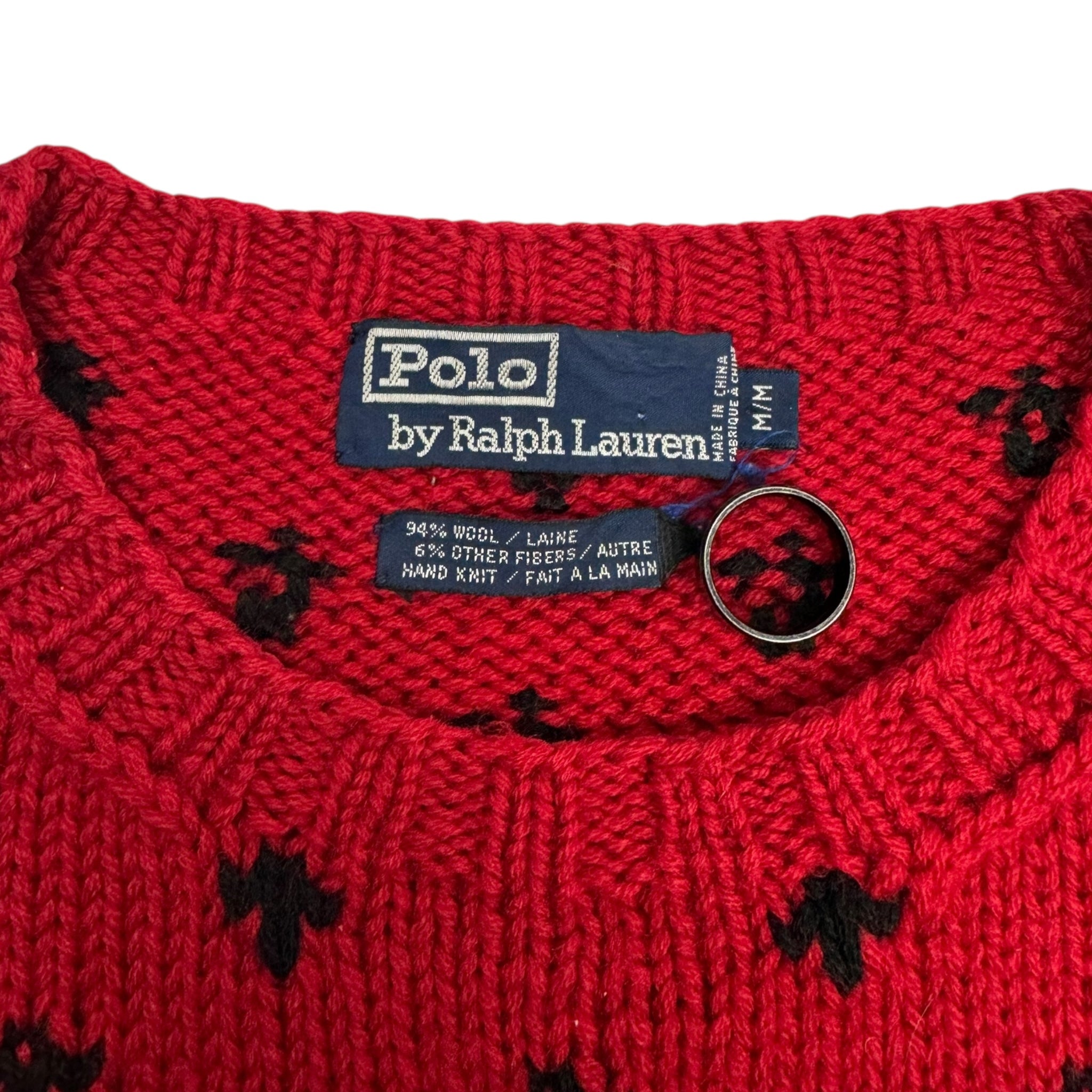 Vintage Polo Ralph Lauren Reindeer Knit Sweater