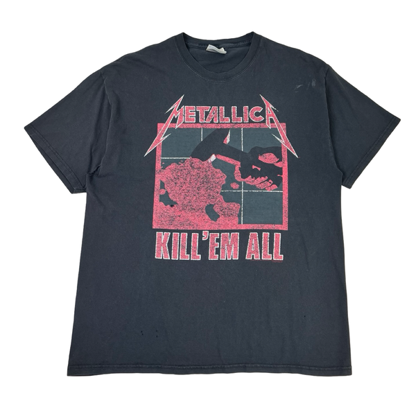 Vintage 2007 Metallica debut album Kill Em All T-Shirt Black