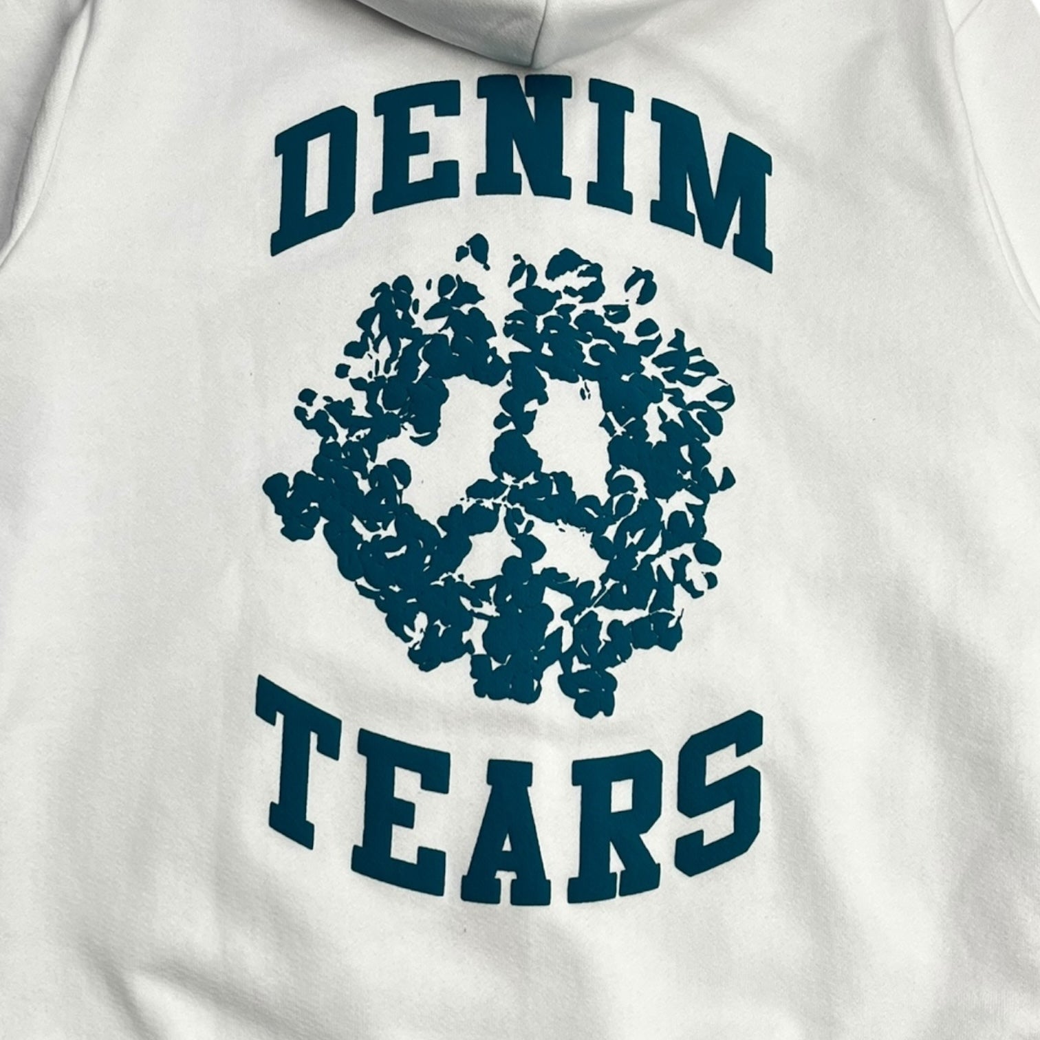 Denim Tears Denim University Zip Hoodie White