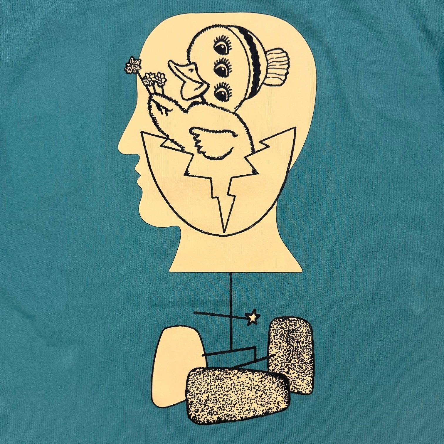 Brain Dead Understandable Enemies Tee Mallard