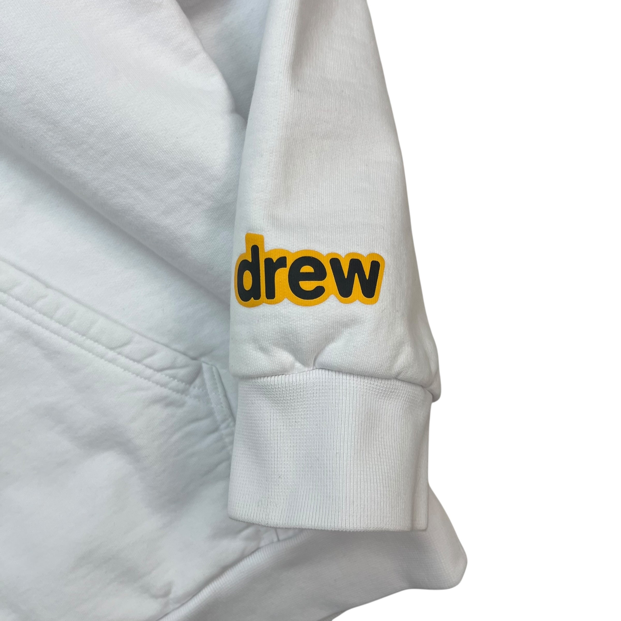 Drew House Mascot Logo Hoodie White