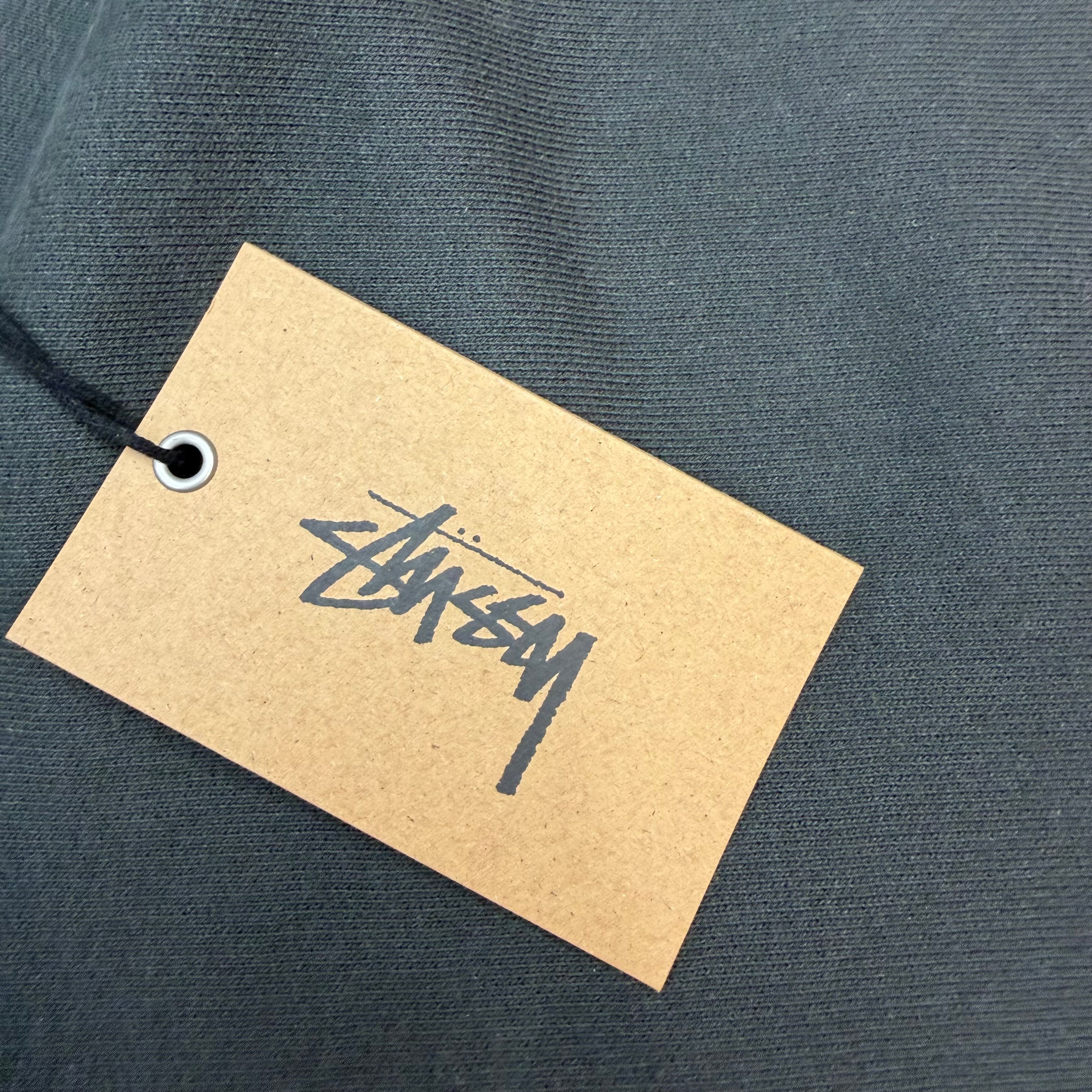 Stussy Basic Diamond Zip Hoodie Black