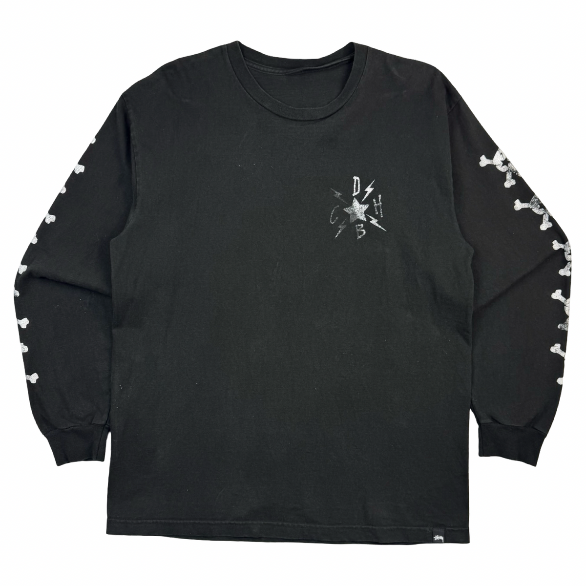 Stussy Maple Leaf Skull Sleeve Longsleeve T-Shirt