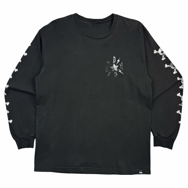 Stussy Maple Leaf Skull Sleeve Longsleeve T-Shirt