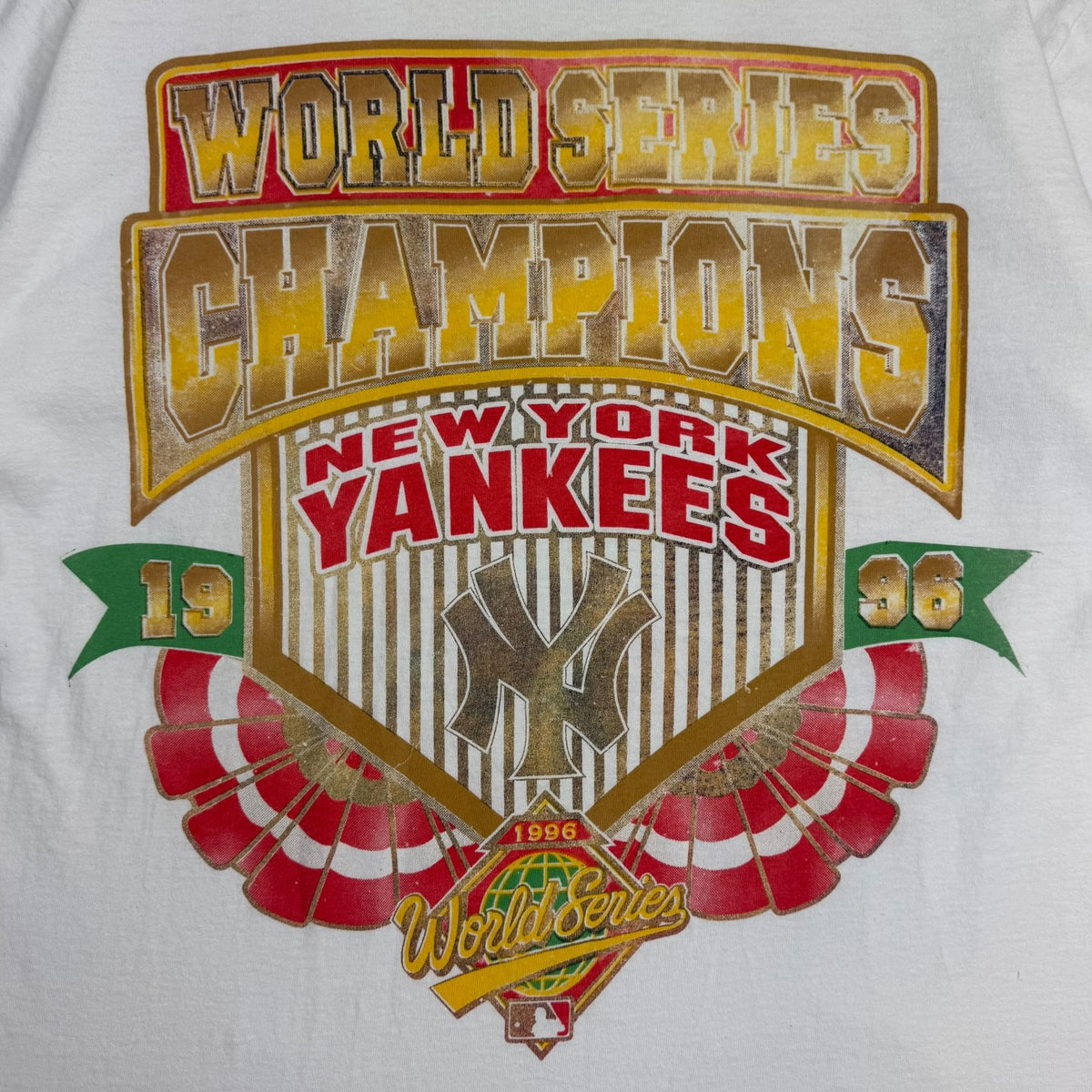 1996 New York Yankees World Series Champions Tee White