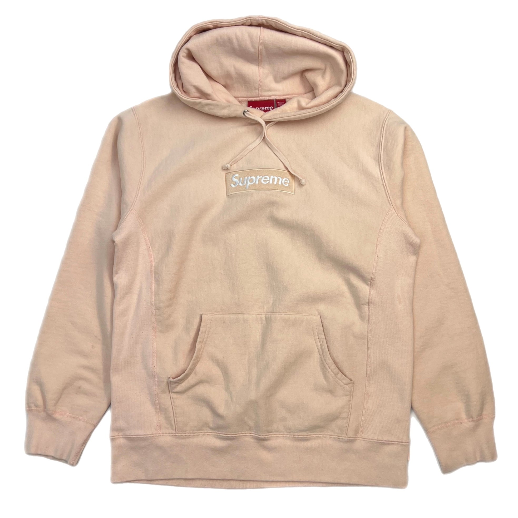 Supreme Peach FW16 Box Logo Hoodie