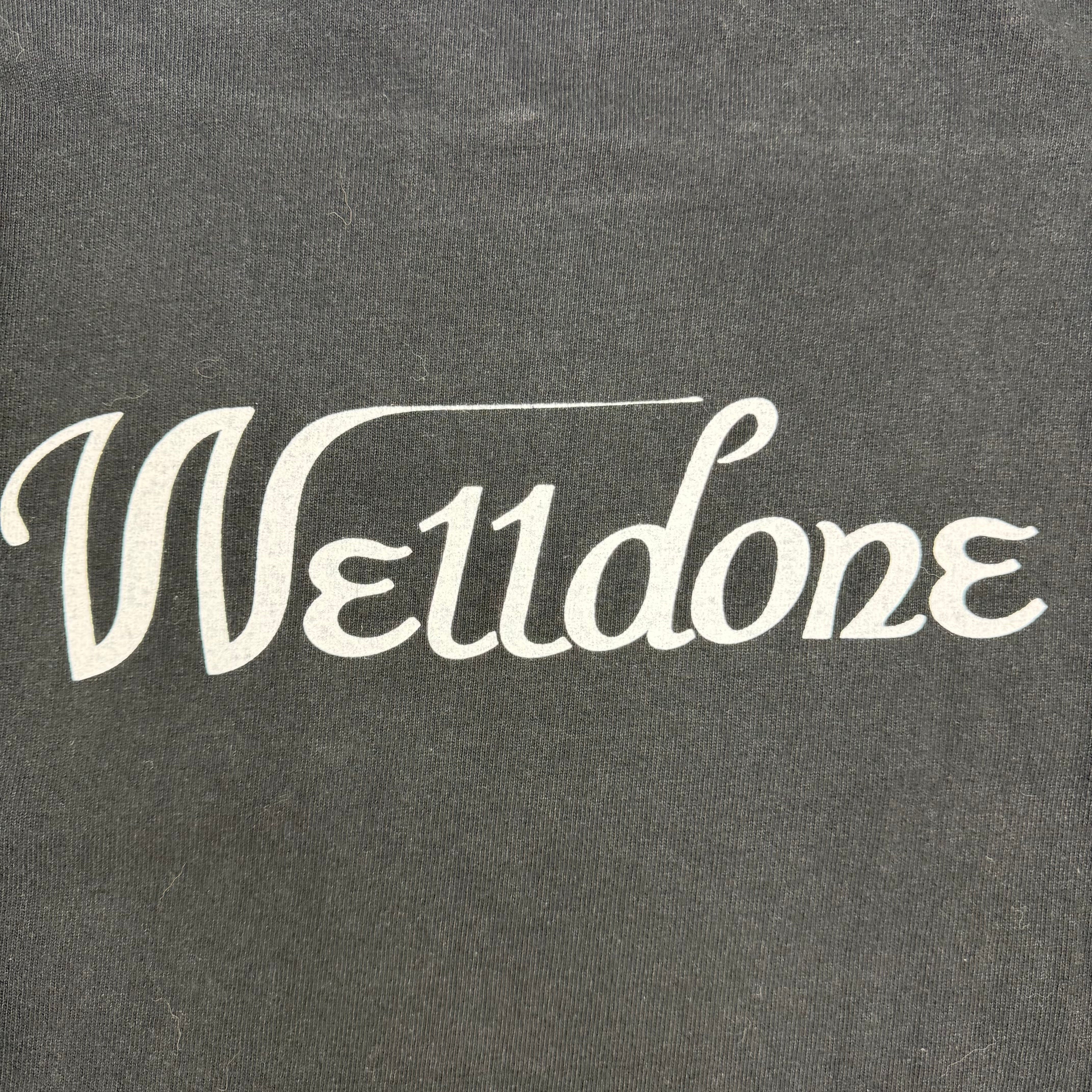 We11Done Logo Long Sleeve Shirt Black