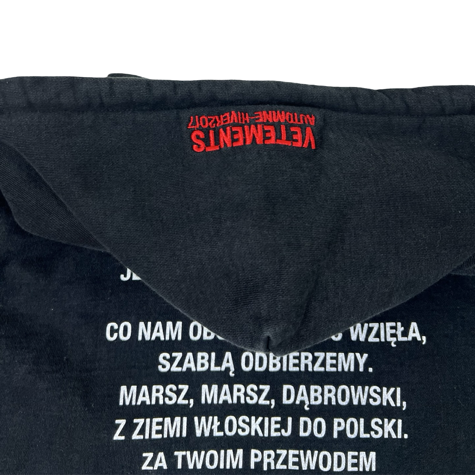 Vetements x Vitkac Collaboration Hoodie Black
