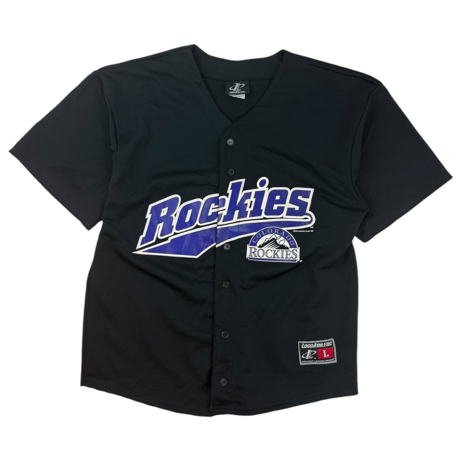 Vintage Colorado Rockies Baseball Jersey Black