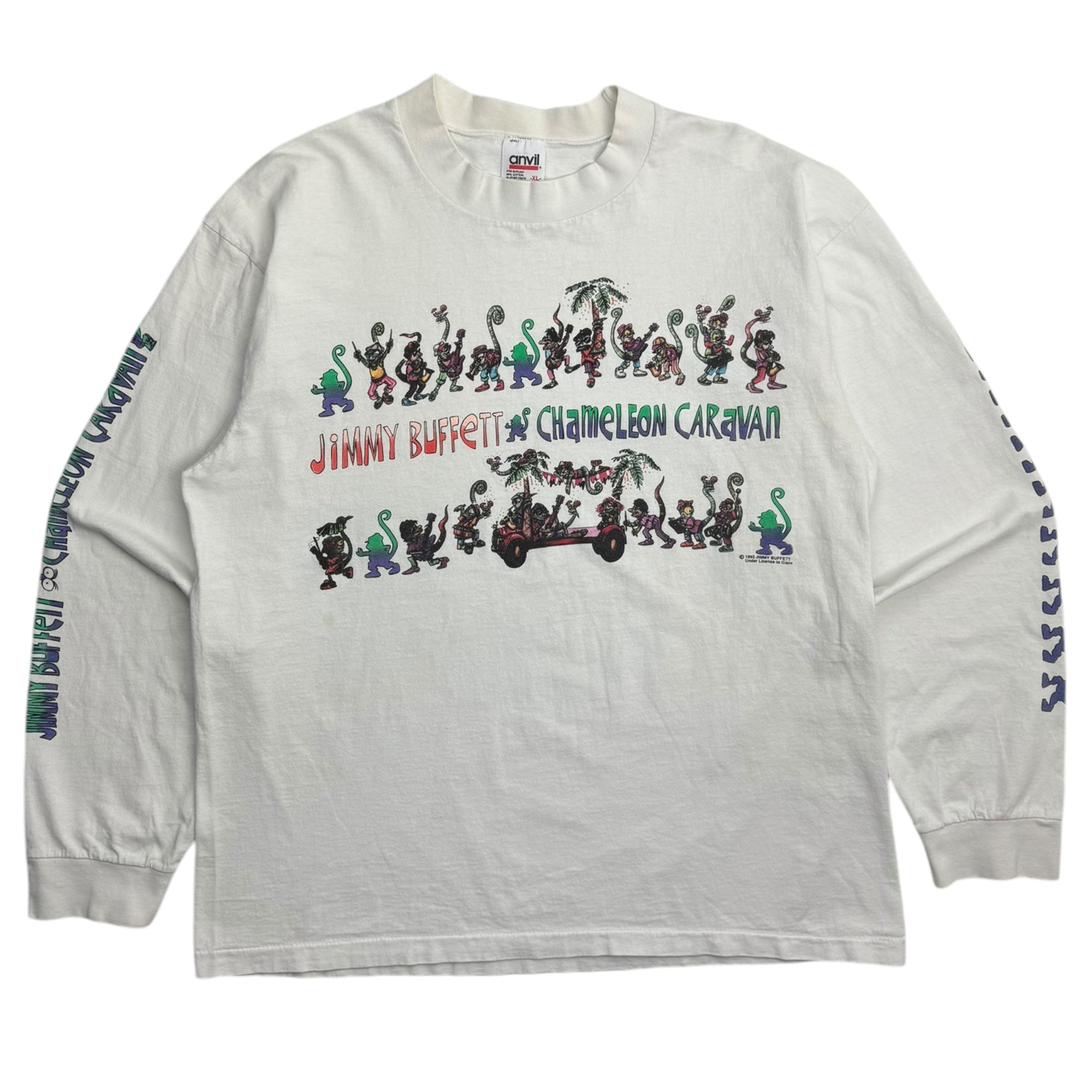 1993 Jimmy Buffet "Chameleon Caravan" Longsleeve T-Shirt