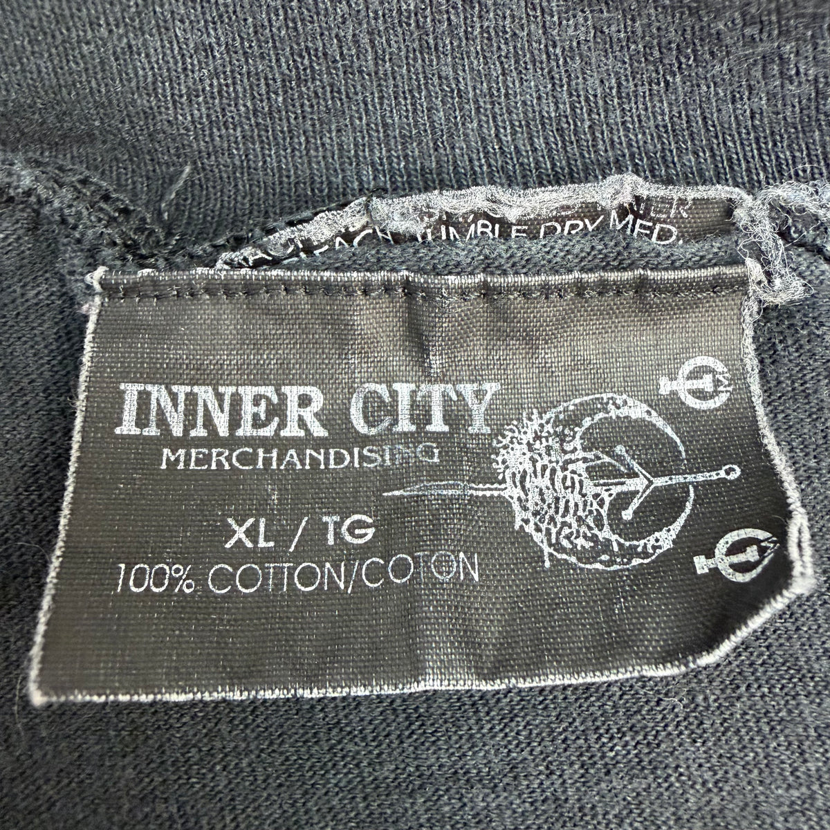 Vintage Disciples Of Power Longsleeve Faded Black