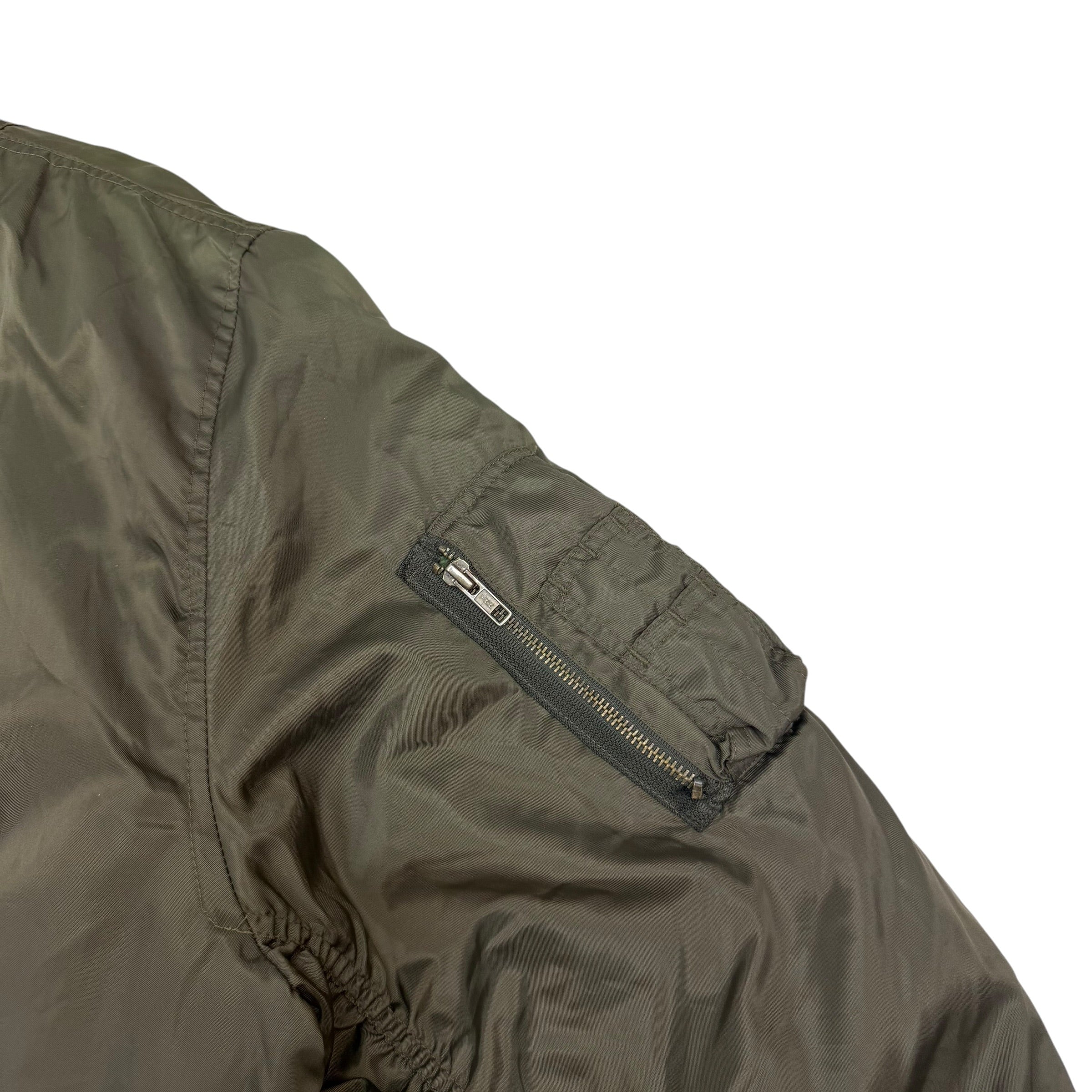 Vintage MA-1 Bomber Jacket Army Green