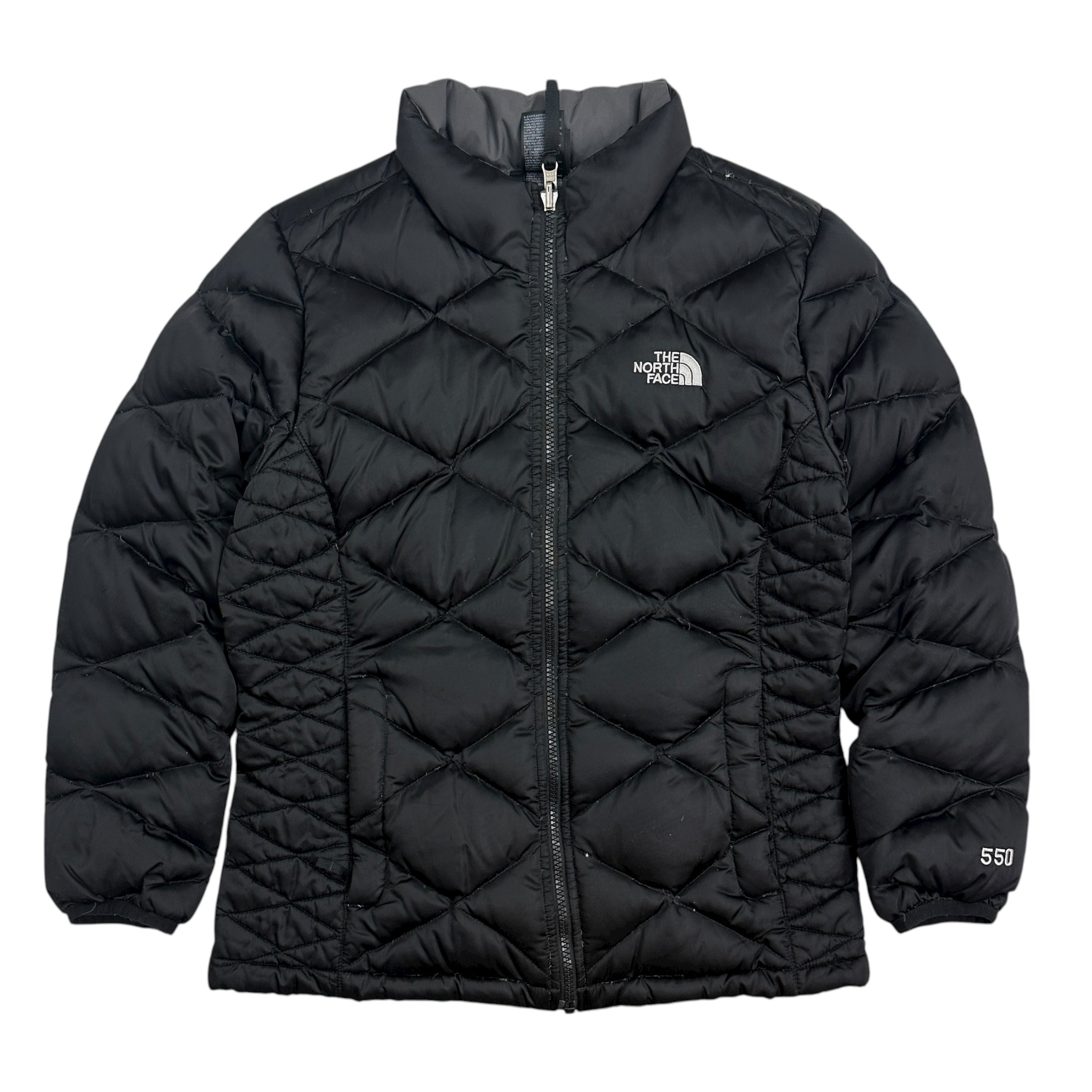 Vintage The North Face Youth 550 Fill Nuptse Jacket Black