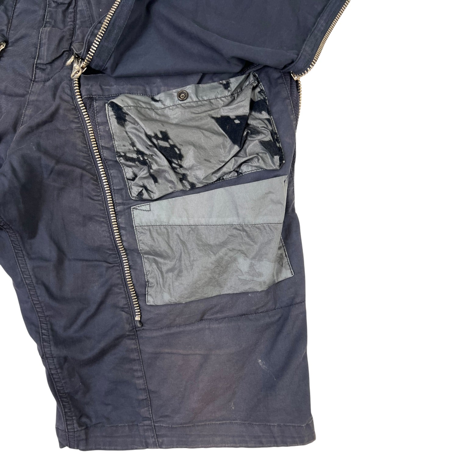 Stone Island Shadow Project Cargo Shorts Navy