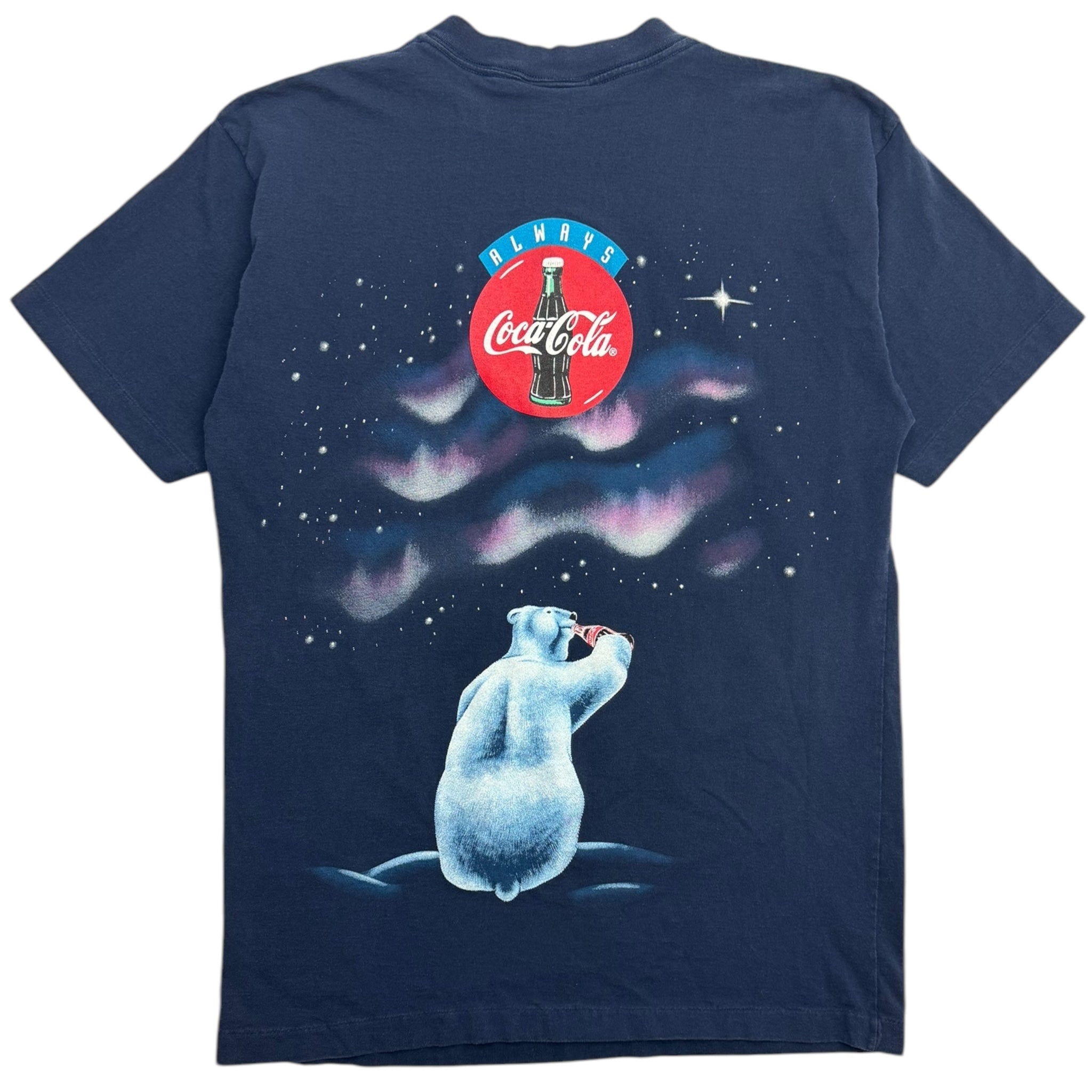 1994 Coca Cola Polar Bears Northen Lights T-Shirt