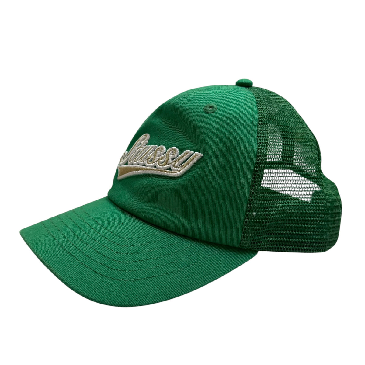 Stussy Low Profile Athletic Trucker Green