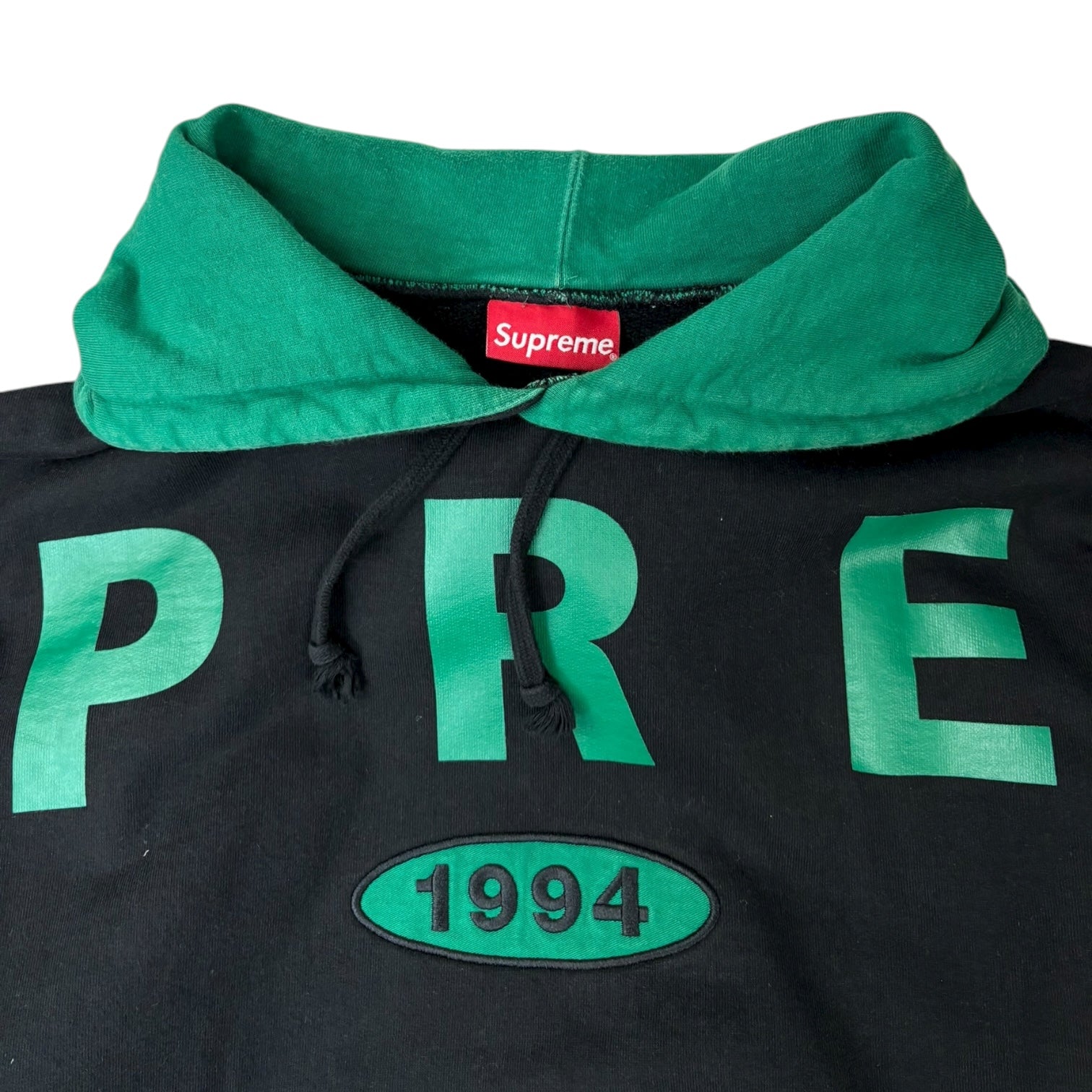 Supreme Spread Logo Hoodie Black
