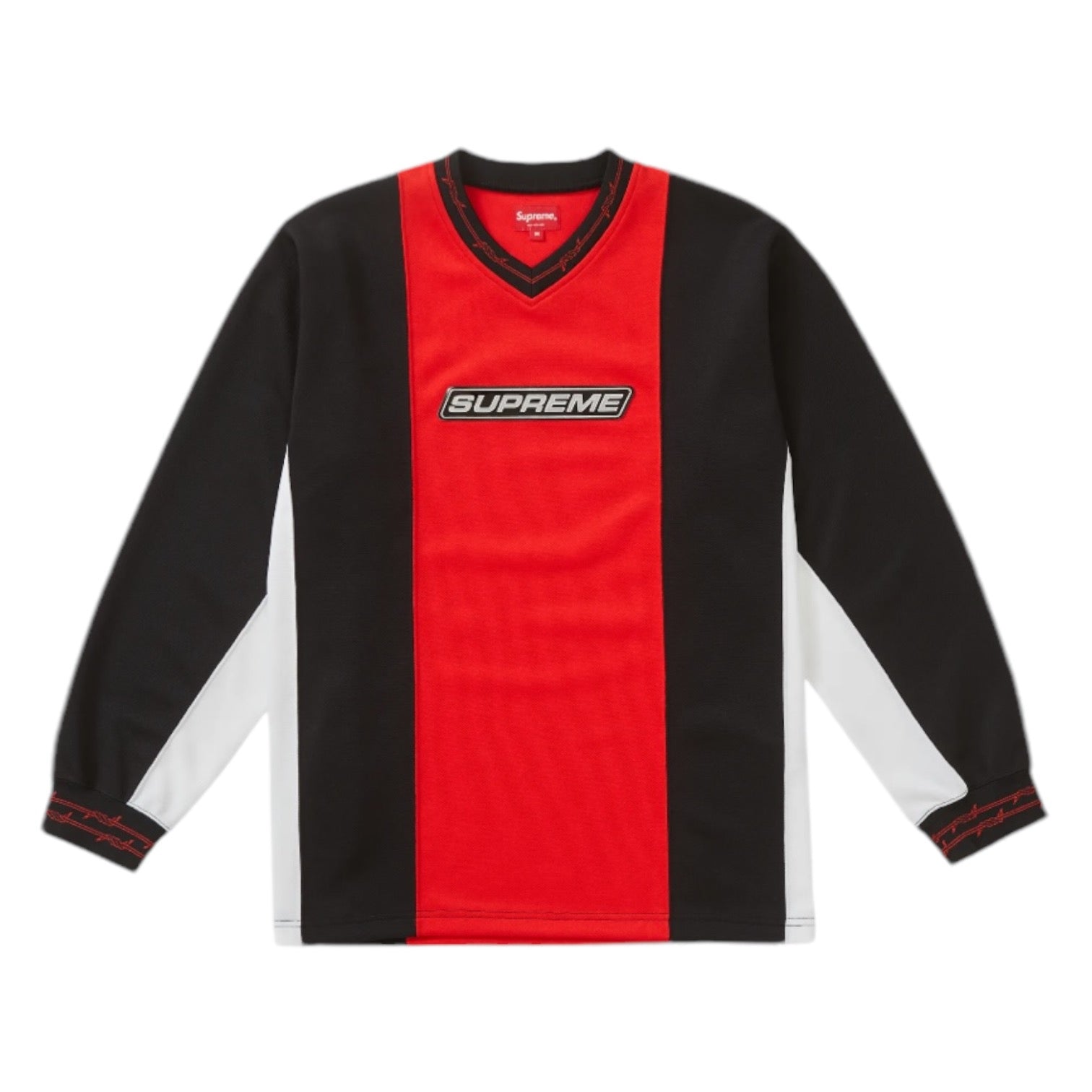 Supreme Barbed Wire Moto Jersey Red/Black