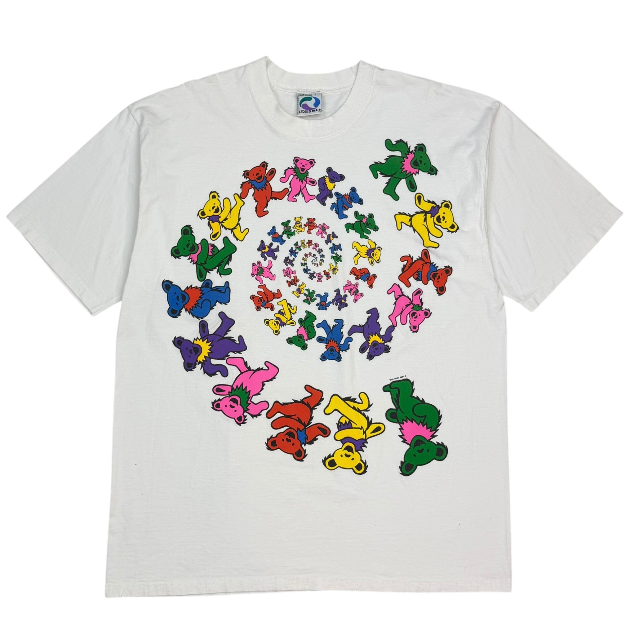 1995 Grateful Dead Spiral Tee White