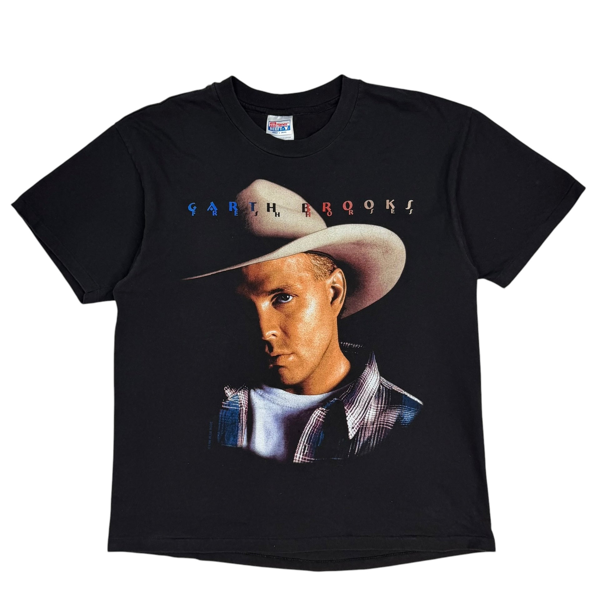 1996 Garth Brooks Fresh Horses Tour Tee Black