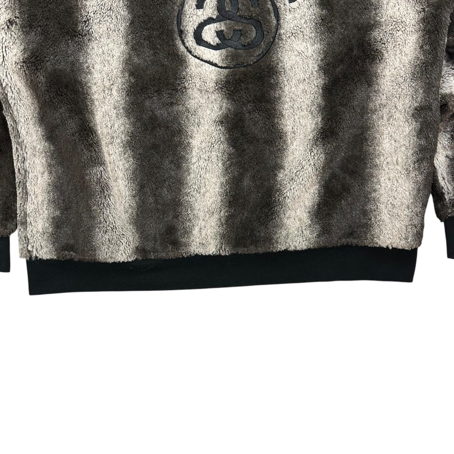 Stussy Furry Crewneck Black/Cream