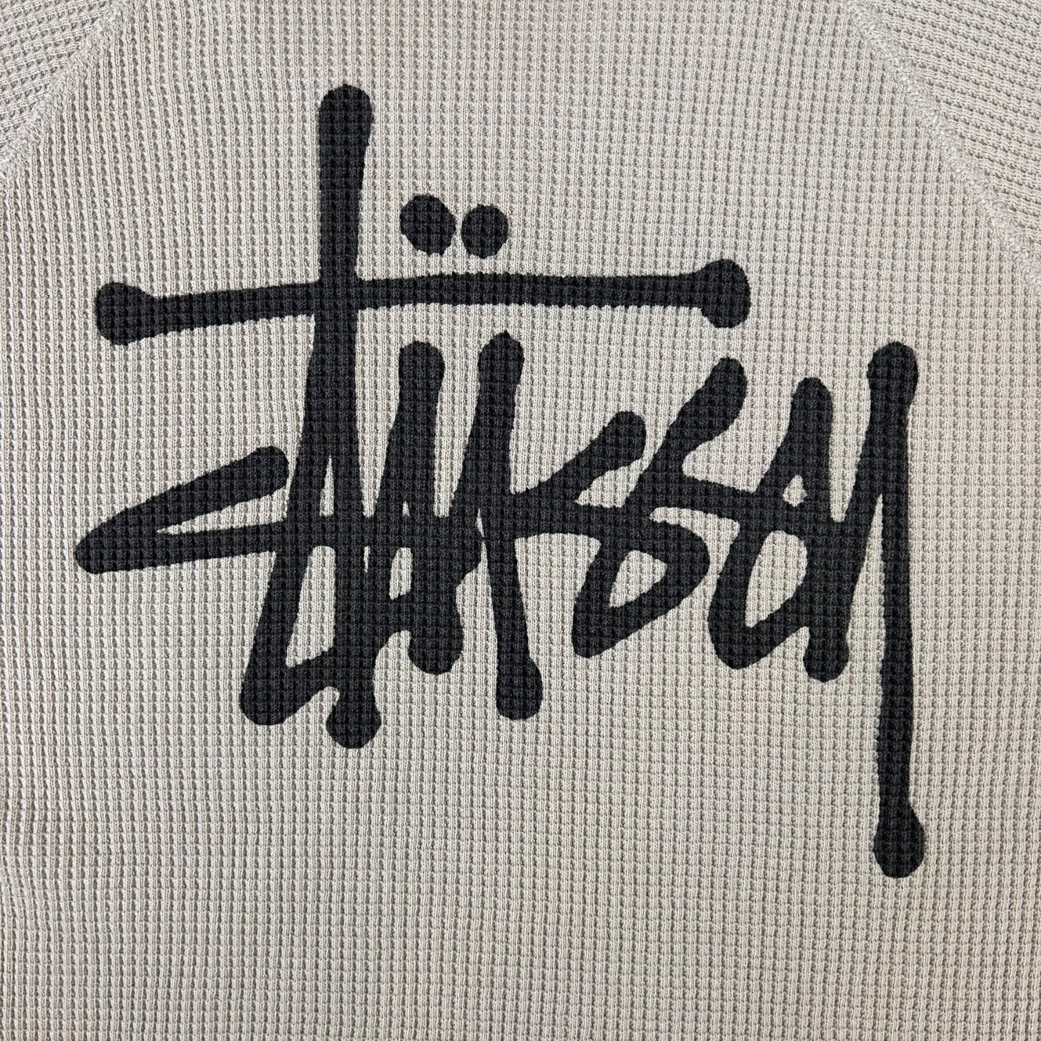 Stussy Raglan Thermal Sweater Bone