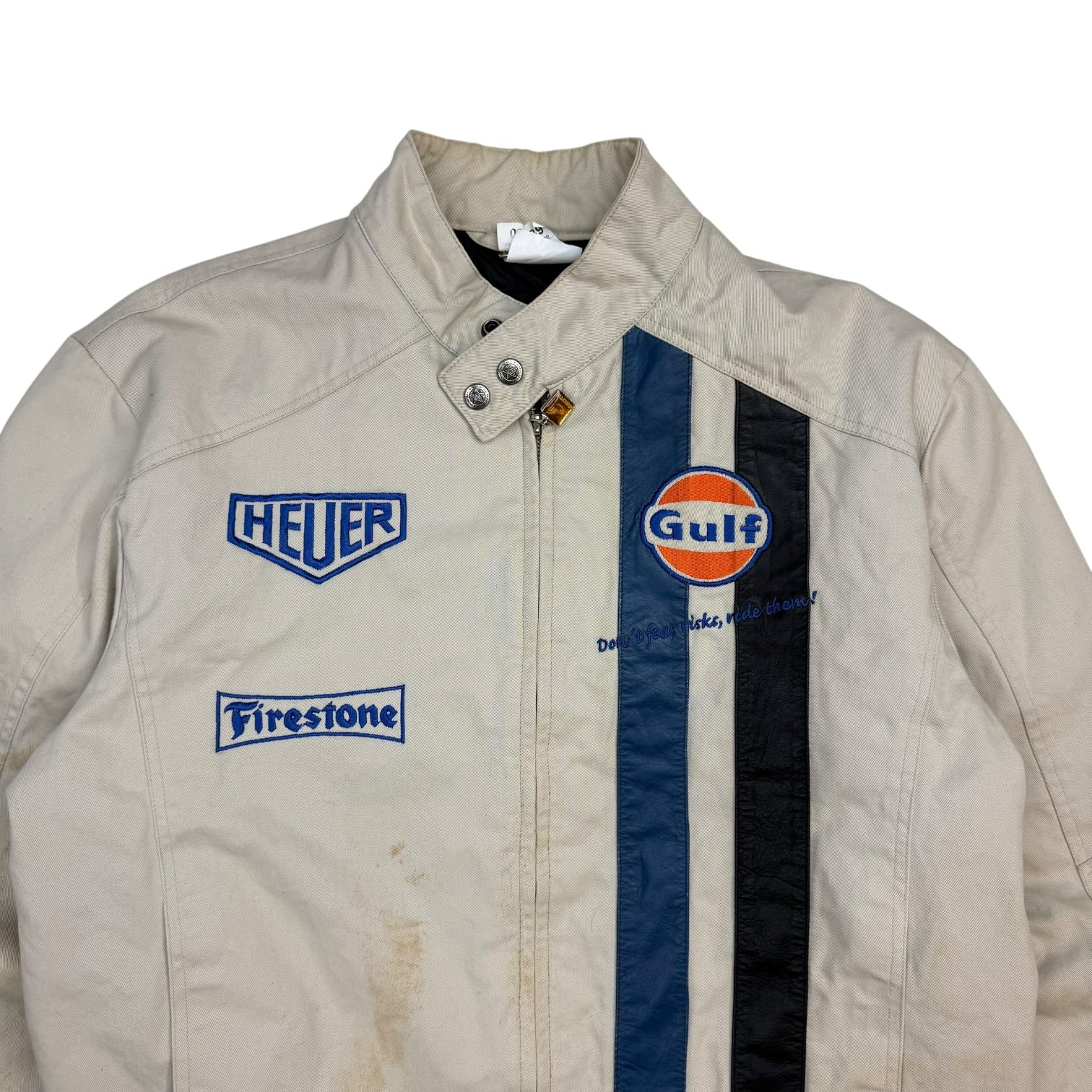 Vintage Gulf Racing Jacket White