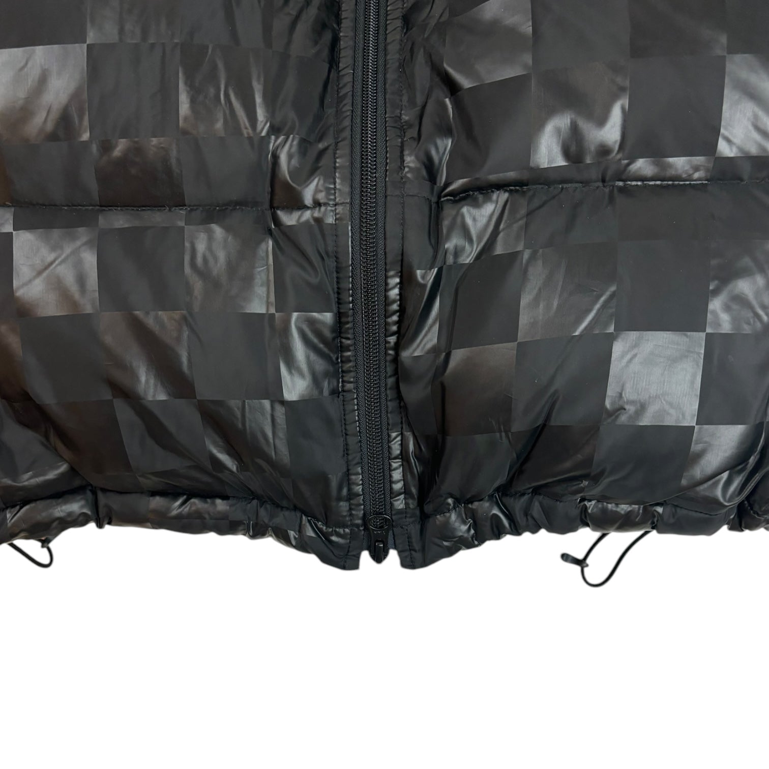 Stussy Checkered Puffer Jacket Black