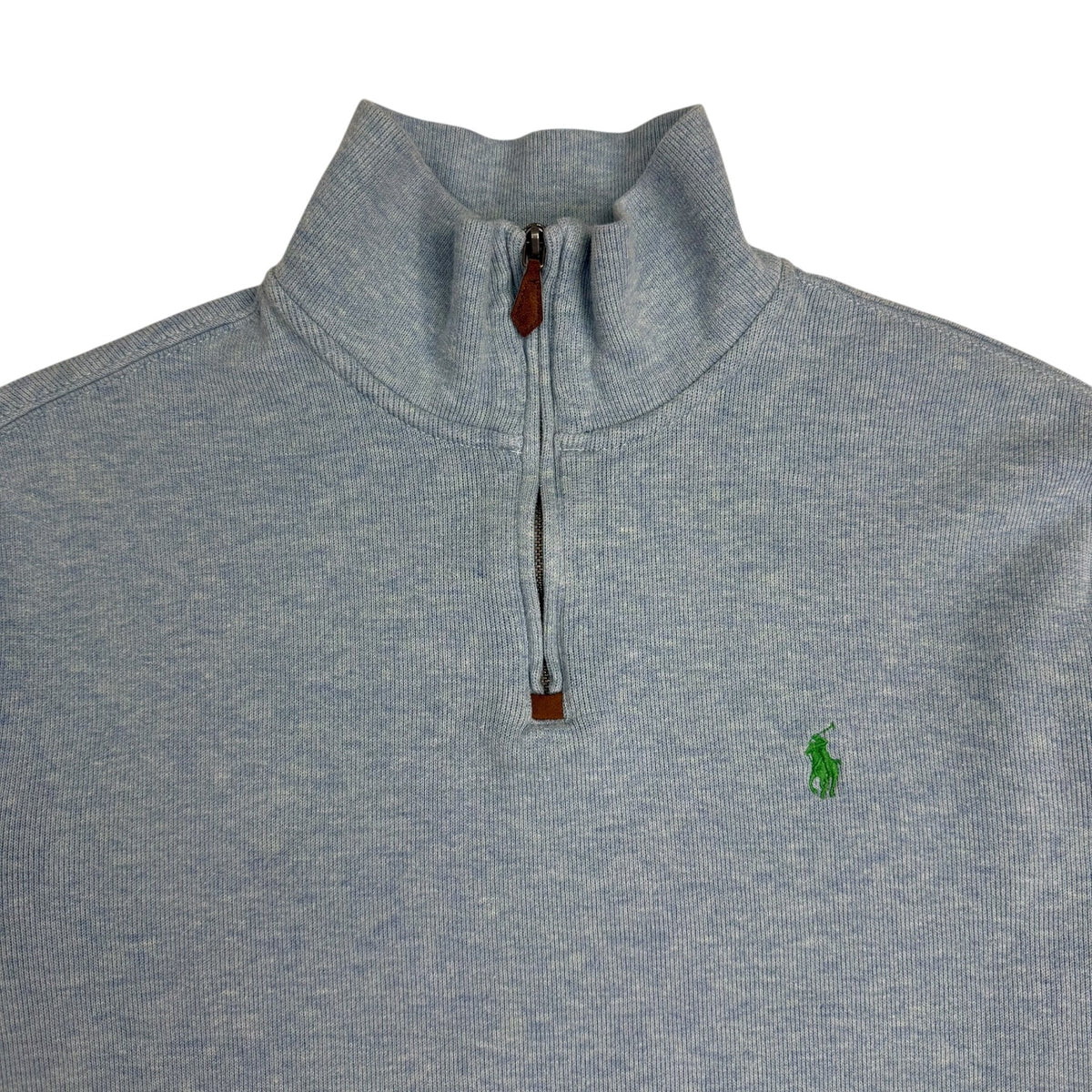 Vintage Polo Ralph Lauren Quarter Zip Sweater Baby Blue