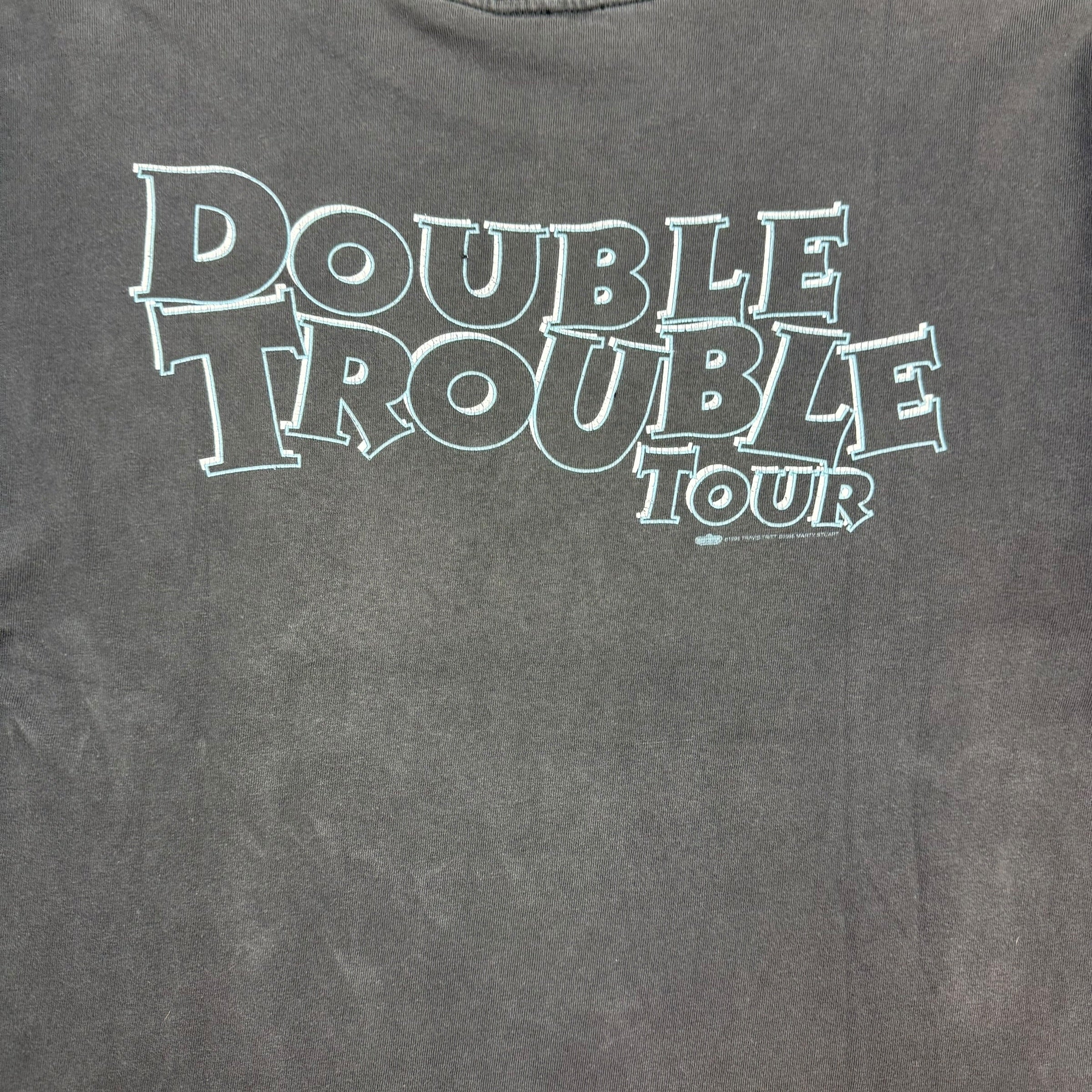 1996 Double Trouble Tour Travis Tritt & Marty Stuart Tee Black