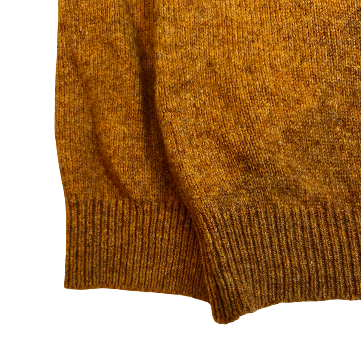 Kapital Deep V-neck Knit Wool Blend Sweater Brown