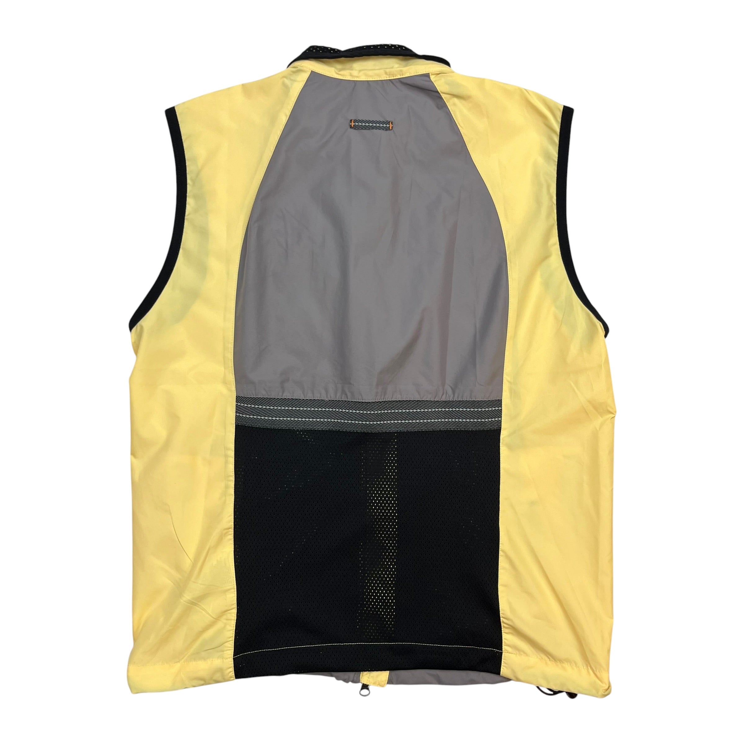 Vintage Nike Windbreaker Vest Grey/Yellow