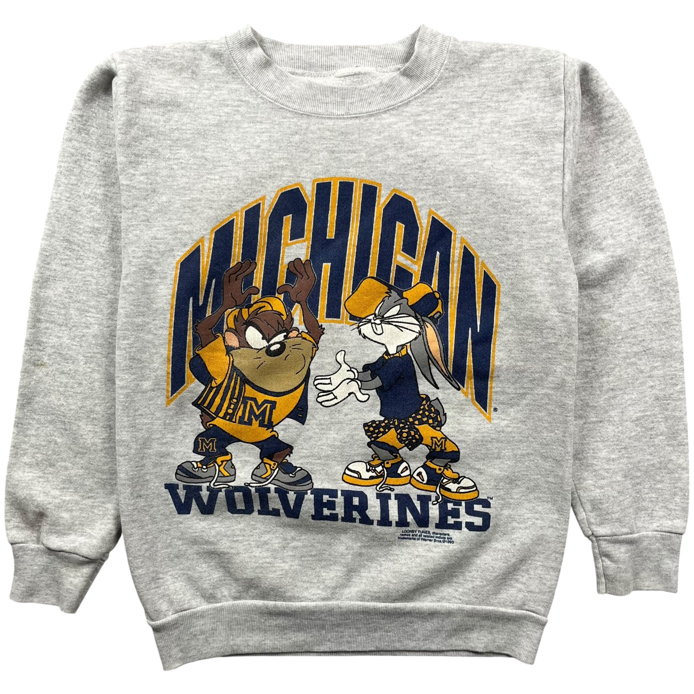 1993 Looney Tunes Michigan Wolverines Light Grey