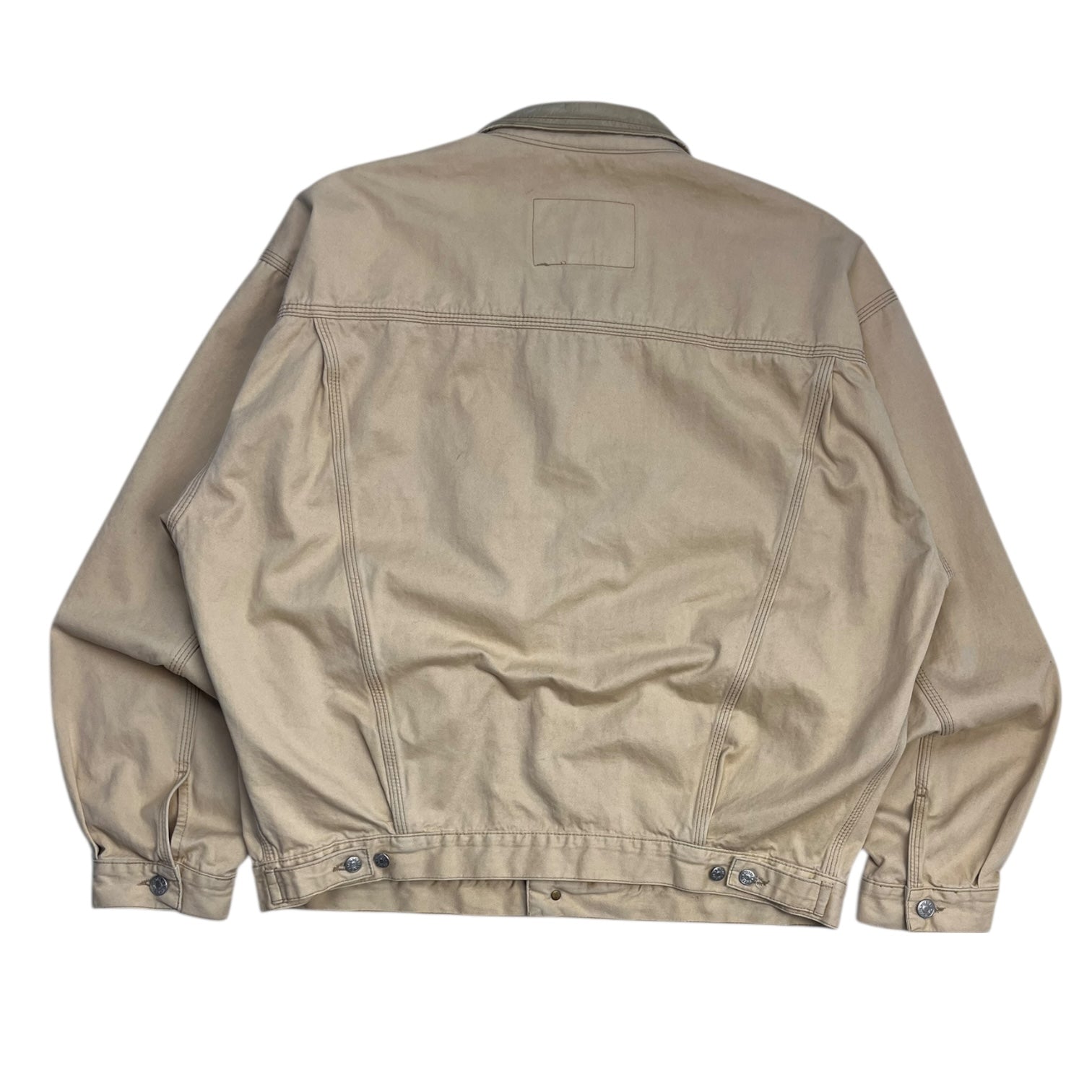 Vintage Y2K Diesel Trucker Jacket Tan