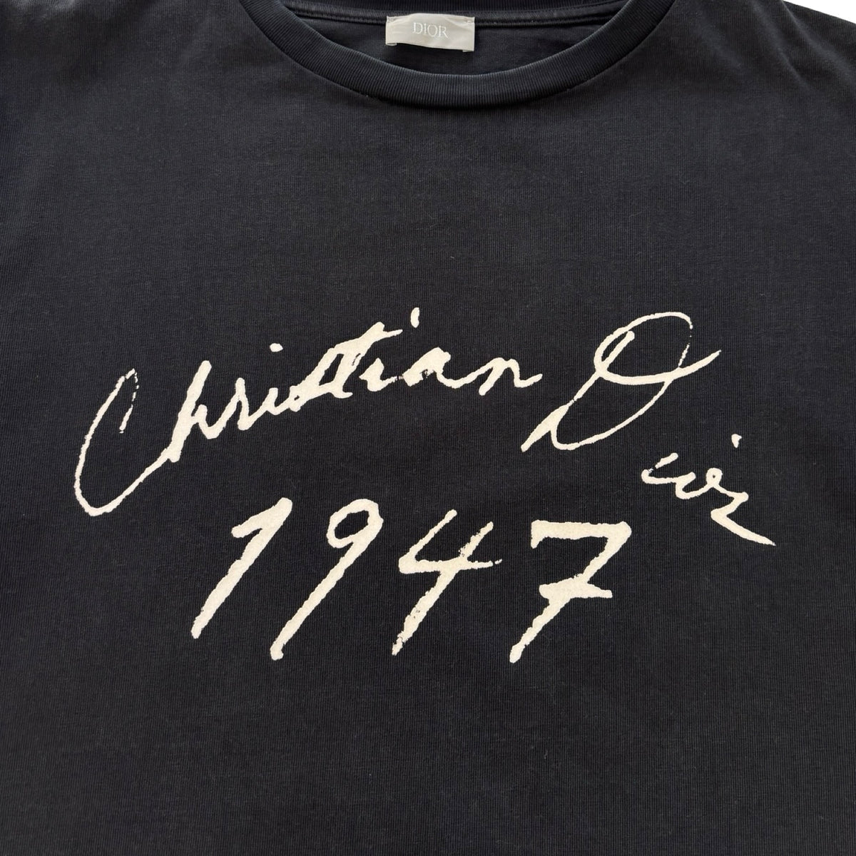 Dior 1947 Signature T-Shirt Black