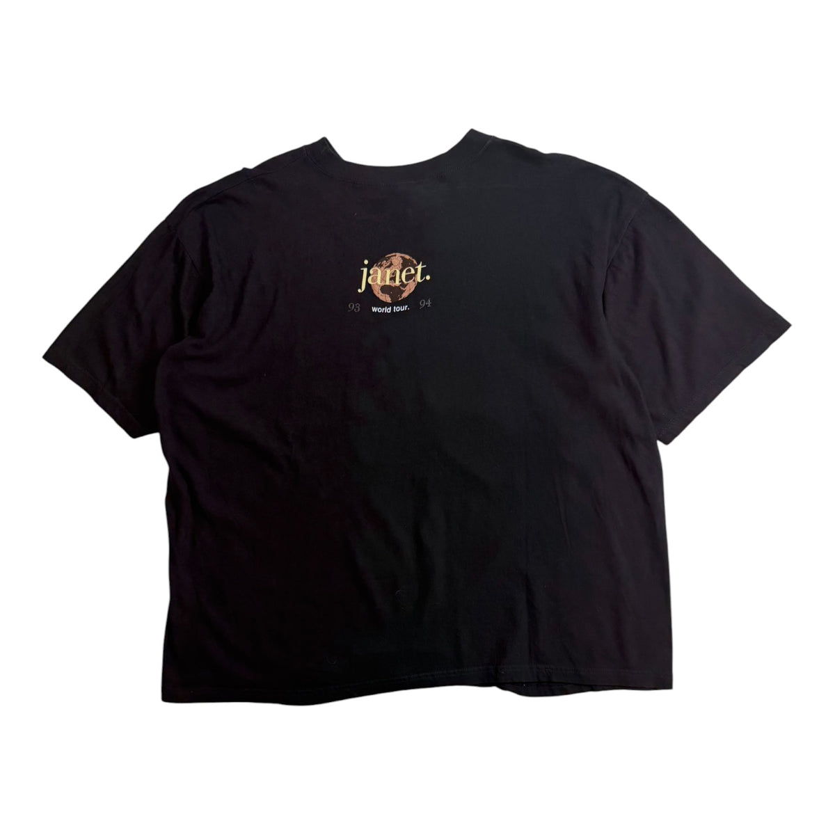 Vintage 1993 Janet Jackson “janet.” Tour T-Shirt Black