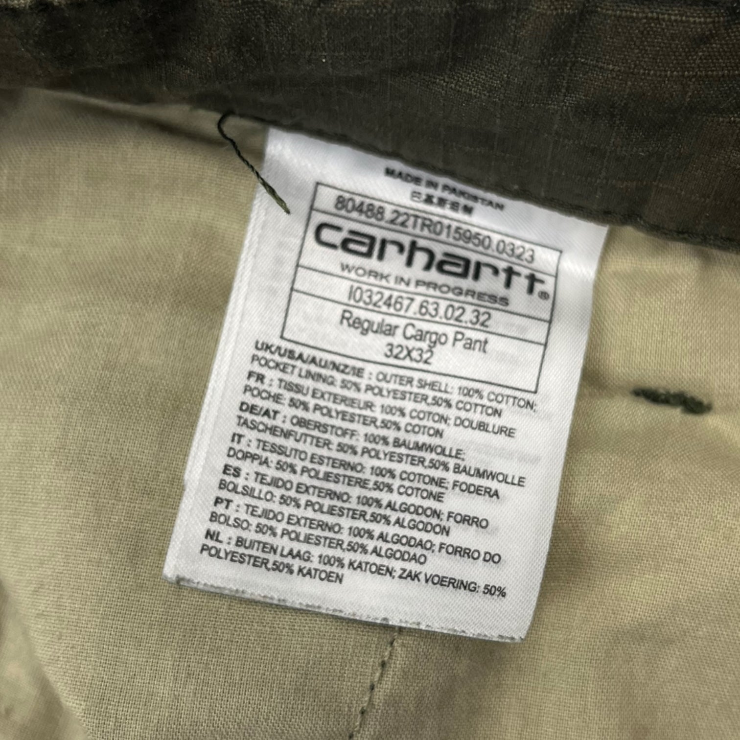 Carhartt WIP Regular Cargo Pant Olive