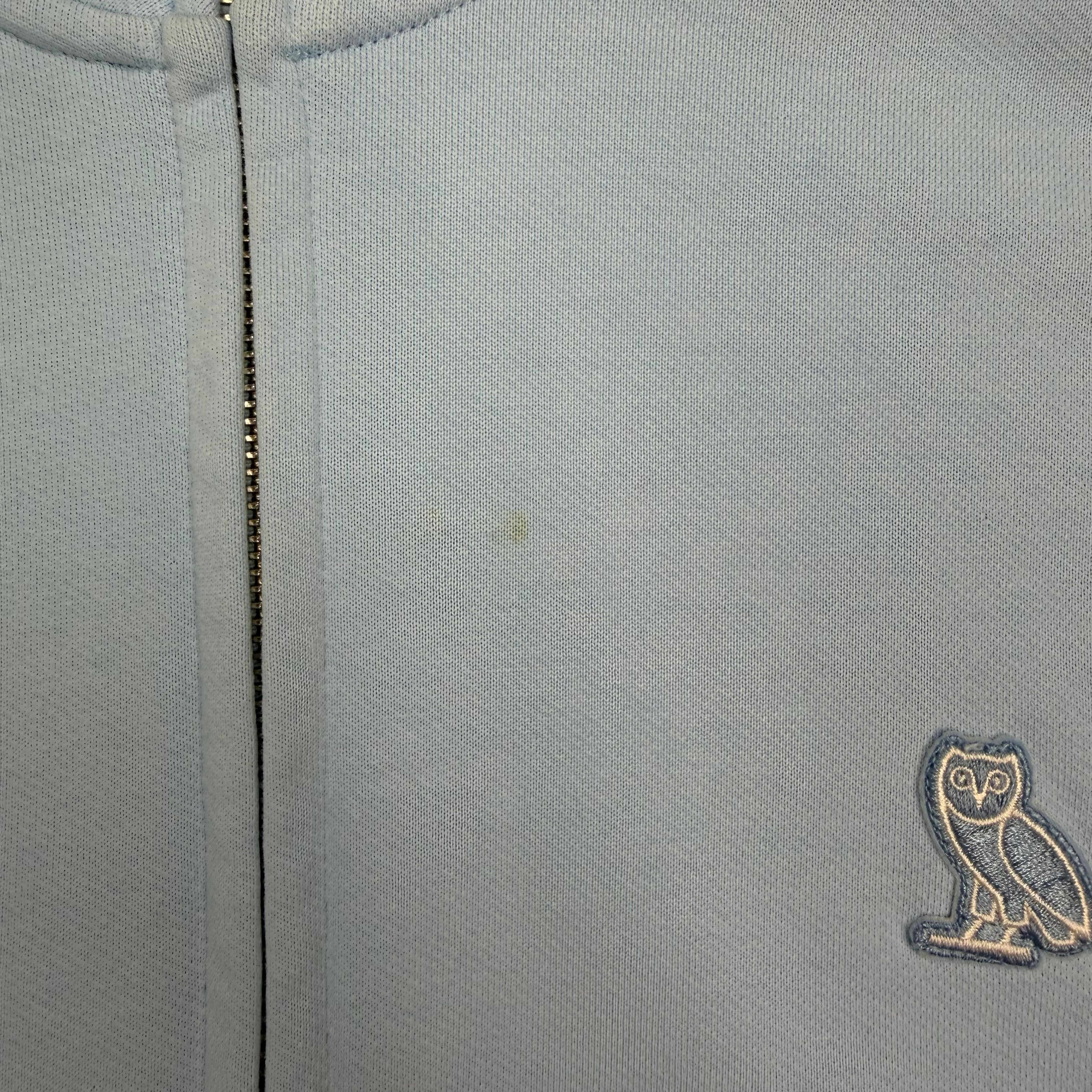 OVO Embroidered Track Jacket Baby Blue