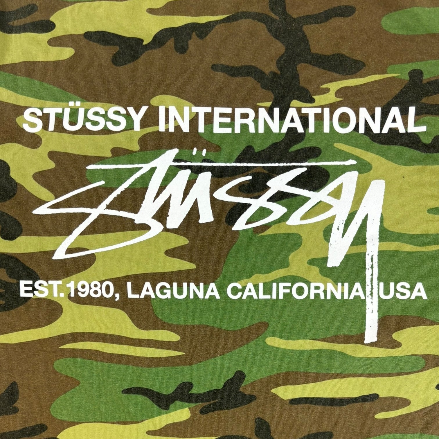 Stussy Smooth International T-Shirt Camo