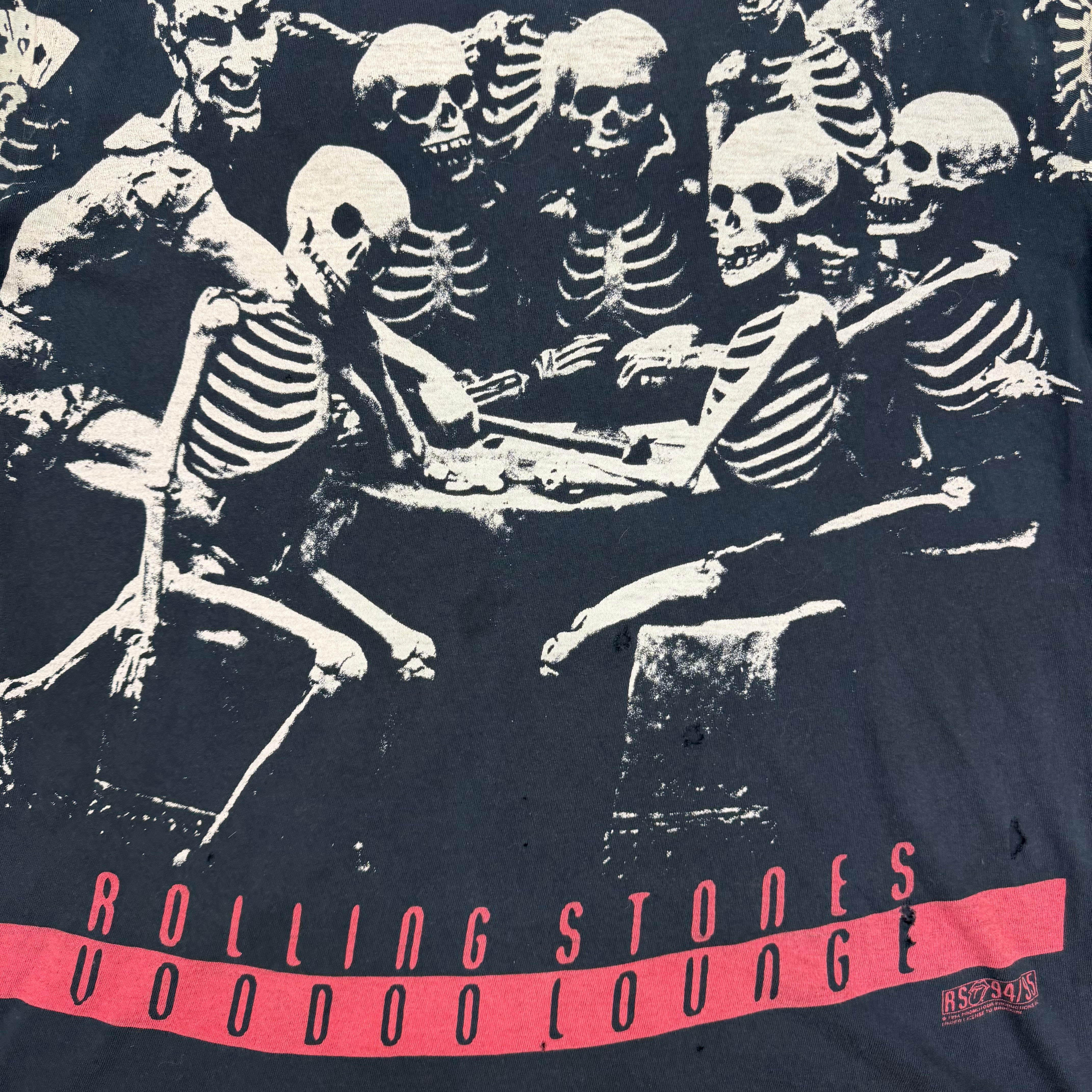 1994 Rolling Stones Voodoo Lounge Tee Black