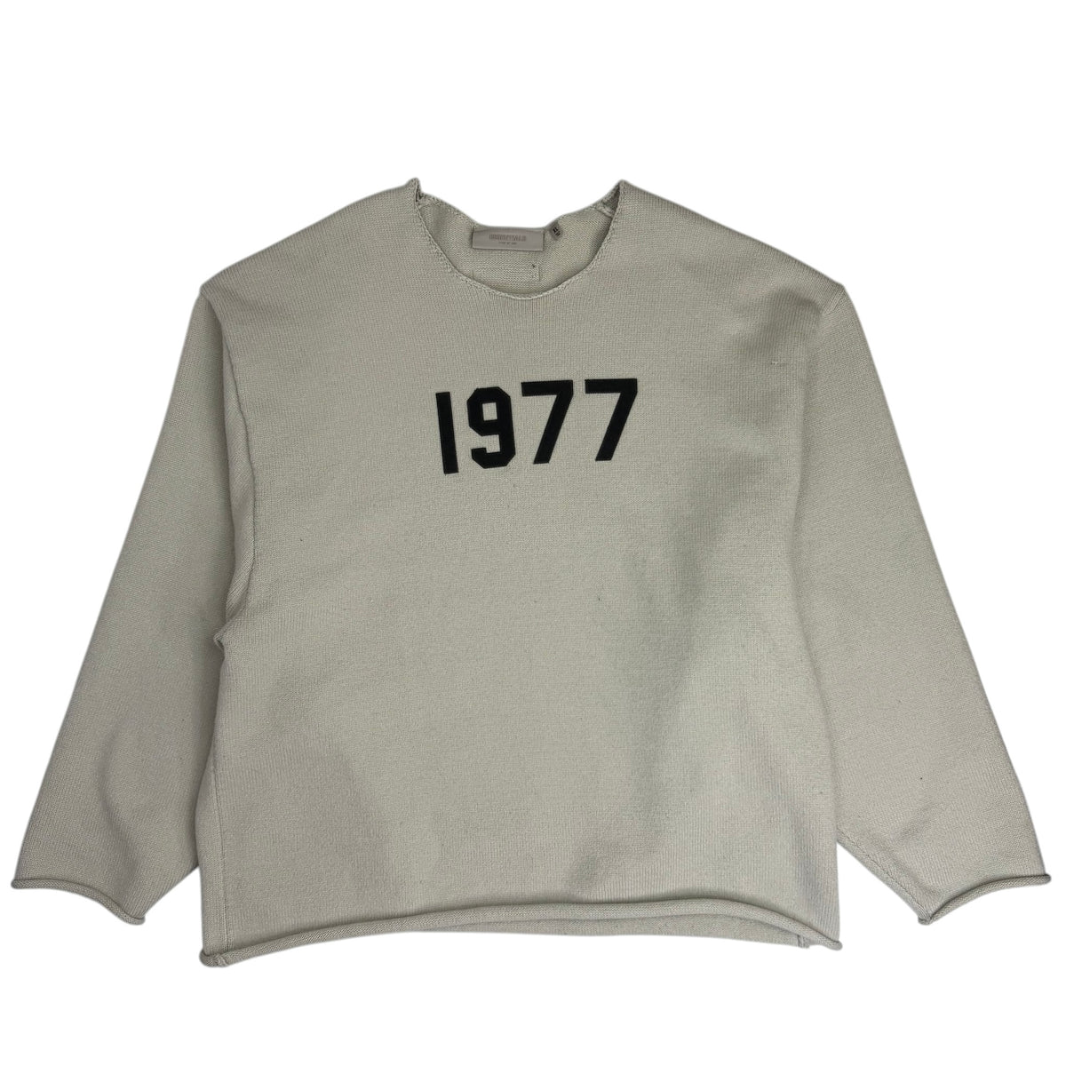 Fear of God Essentials 1977 Raw Edge Knit Sweater Wheat