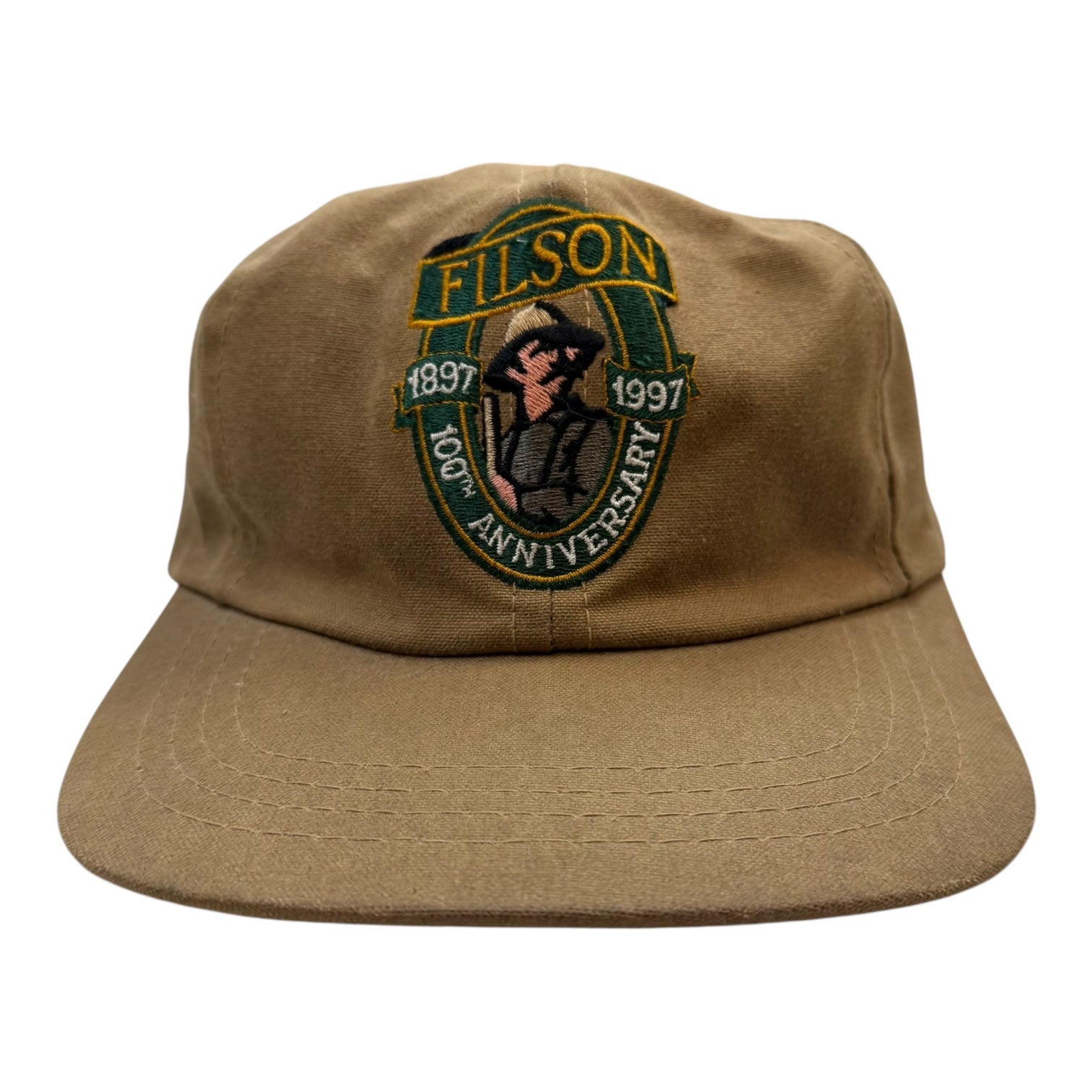 Vintage Filson 100th Anniversary Tin Cloth Waxed Hat Tan