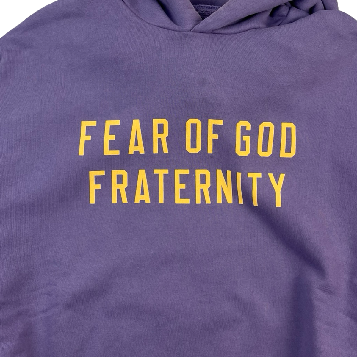 Fear Of God Essentials Fraternity Hoodie Lavender