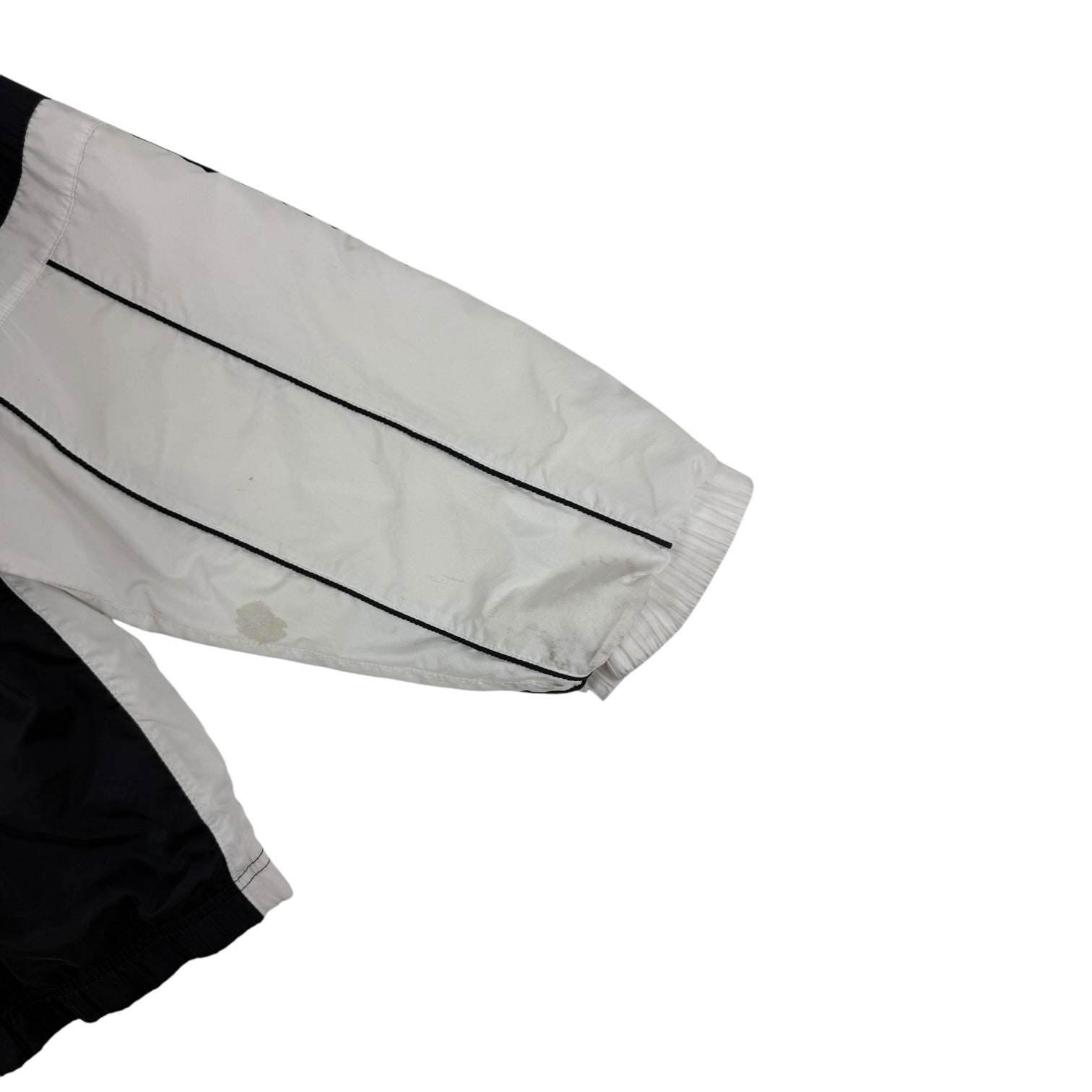 Vintage Nike Striped Windbreaker White/Black