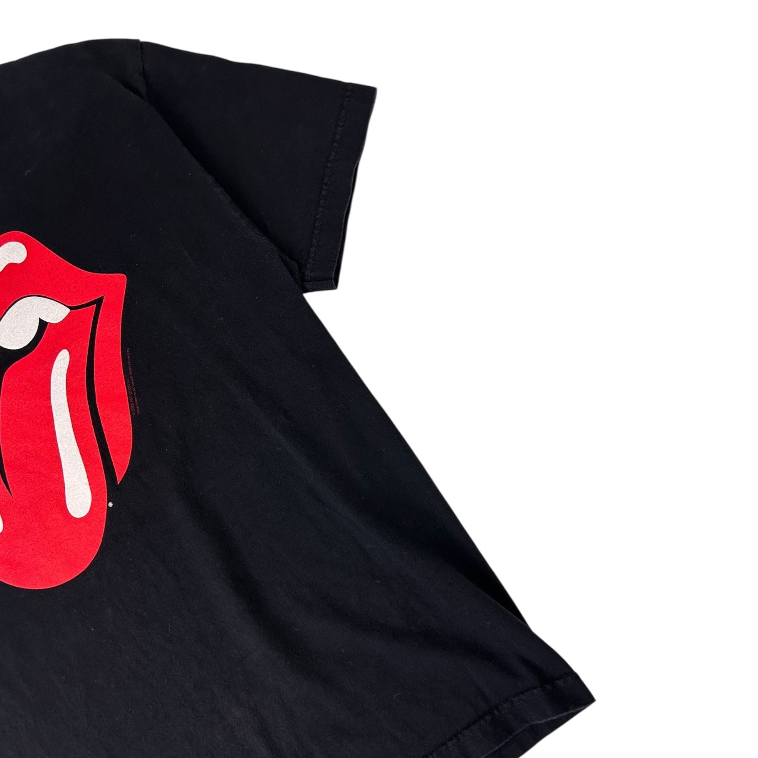 Vintage 2005 Rolling Stones Logo T-Shirt Black