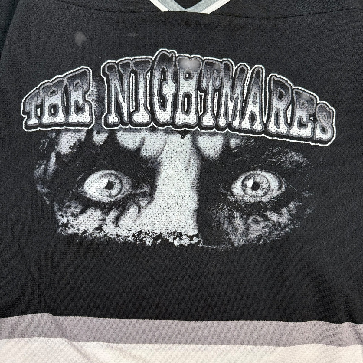 Vintage Alice Cooper The Nightmares Hockey Jersey White/Black