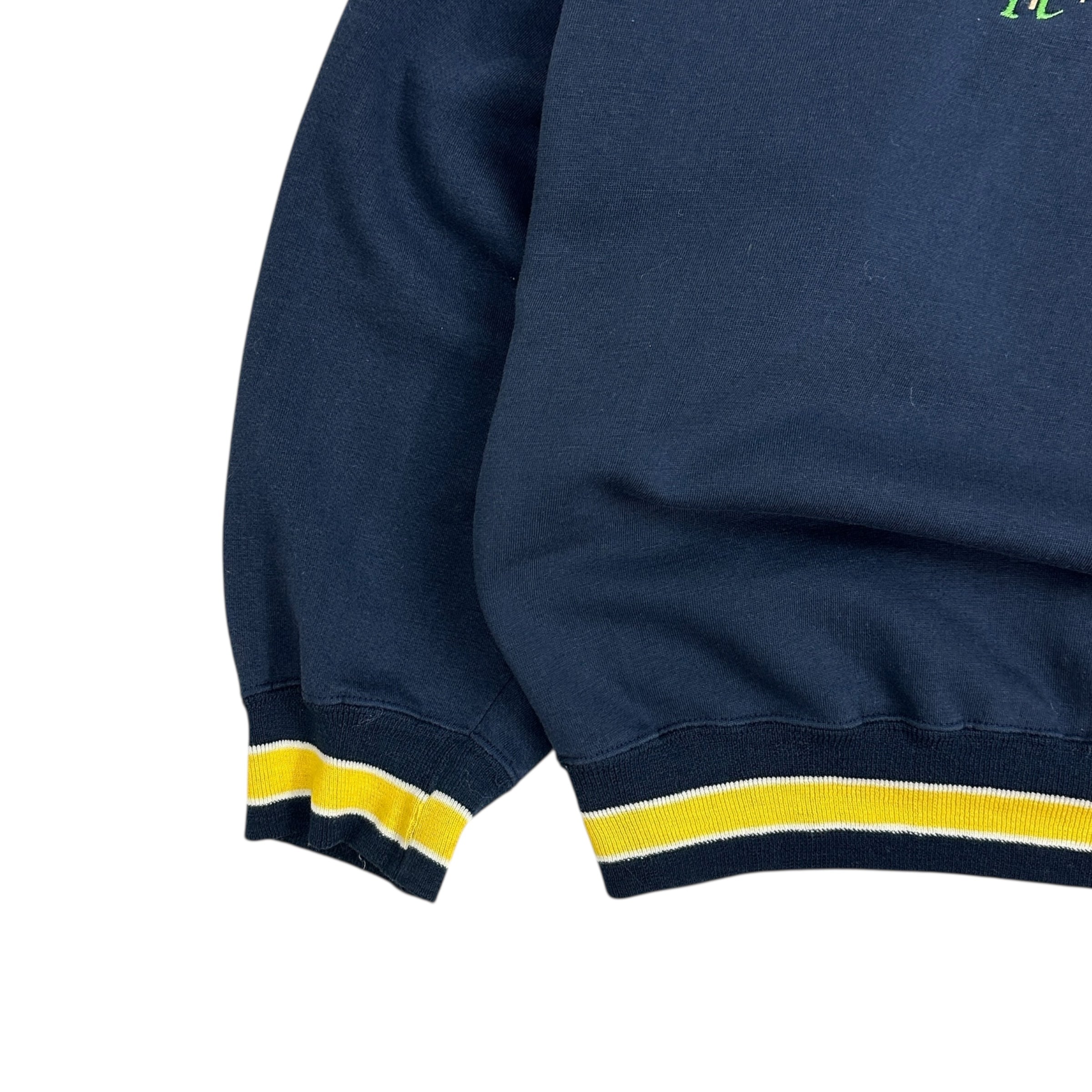 Vintage Lee Sports Notre Dame Crewneck Navy