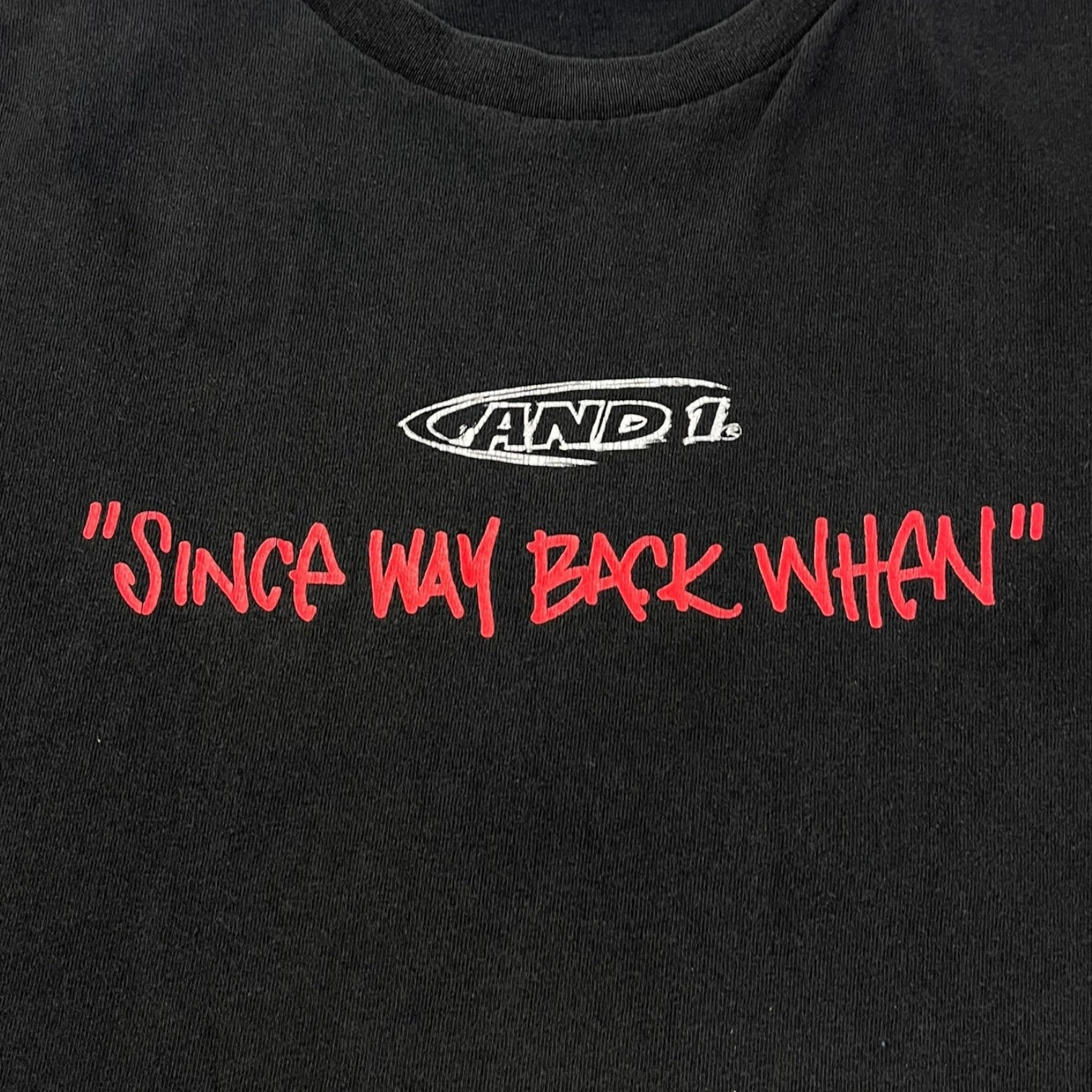 Vintage AND1 ‘Since Way Back When’ T-Shirt Faded Black