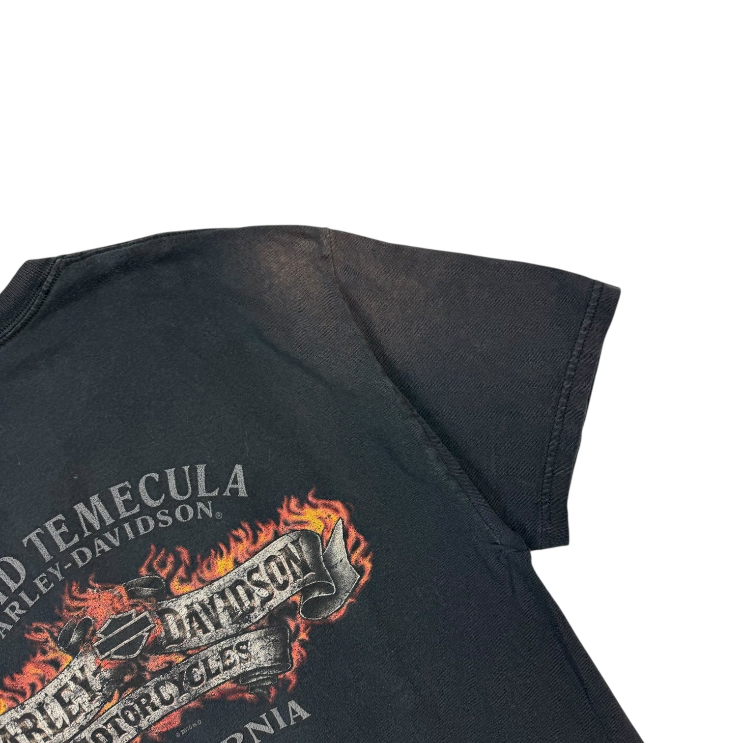 Vintage Harley Davidson Of Temecula Tee Black